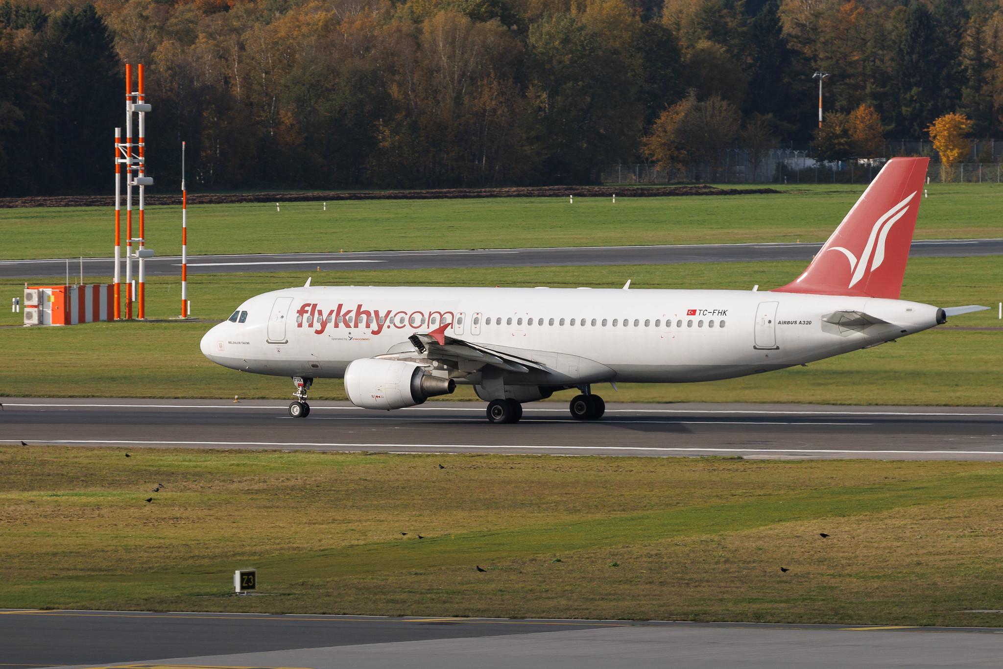 Hamburg Airport: Fly Kibris  | Operator: Freebird Airlines | Airbus A320-214 A320 | TC-FHK | MSN 04102