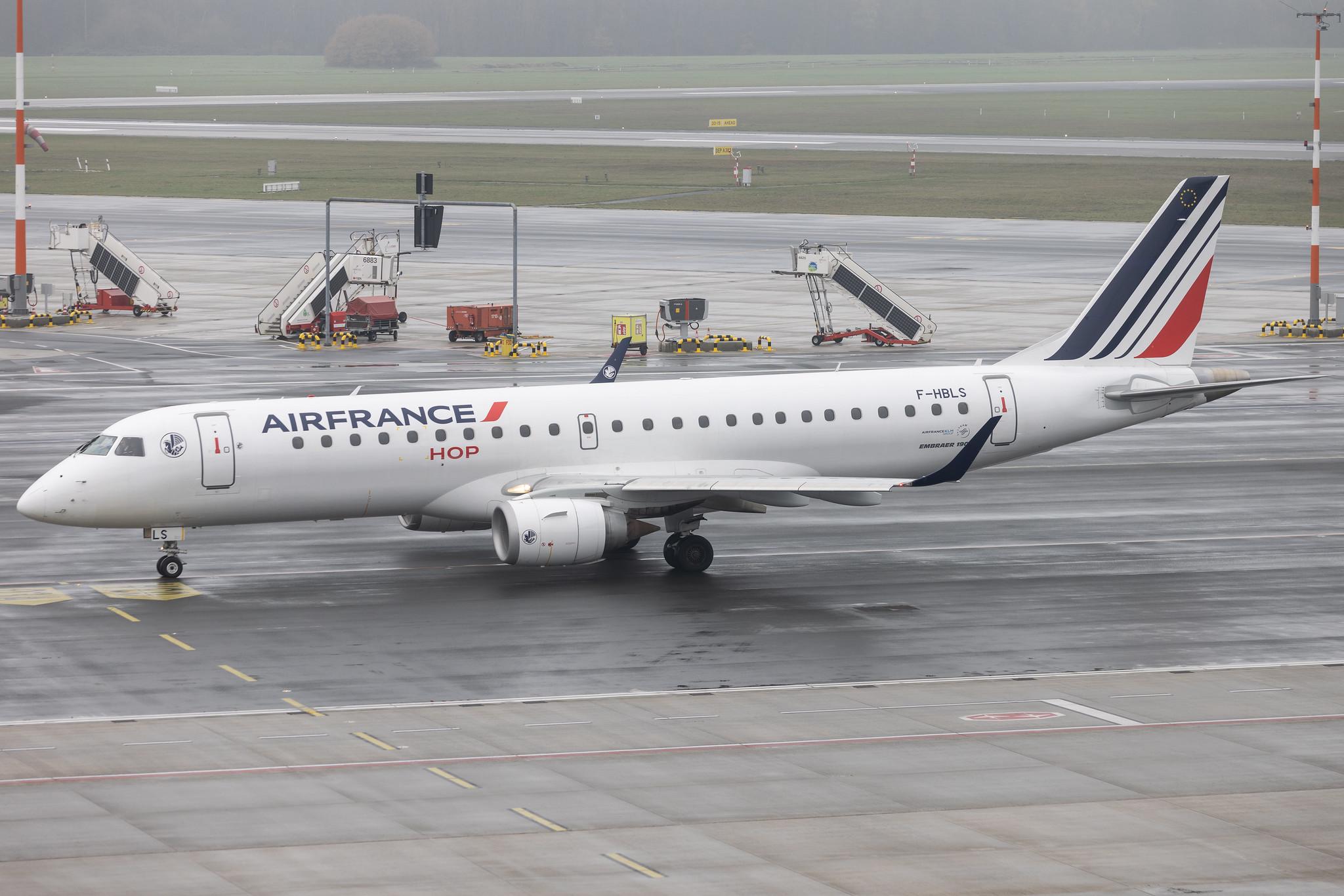 Hamburg Airport: Air France (AF / AFR) | Operator: Air France Hop | Embraer E190STD E190 | F-HBLS | MSN 19000326