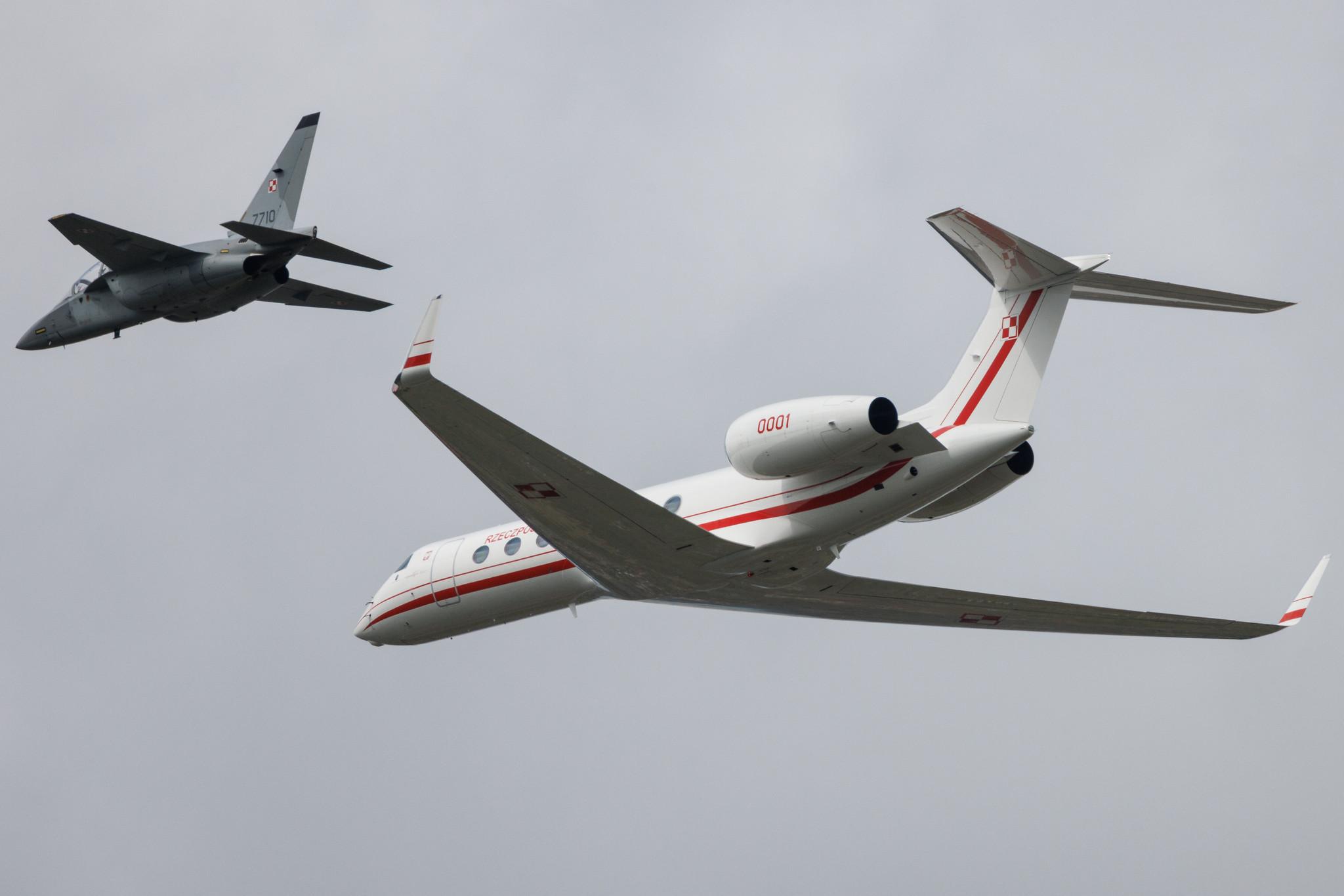 AIR SHOW Radom: Polish Air Force (/ PLF) | Gulfstream Aerospace G-V-SP Gulfstream G550 | 0001 | MSN 5547