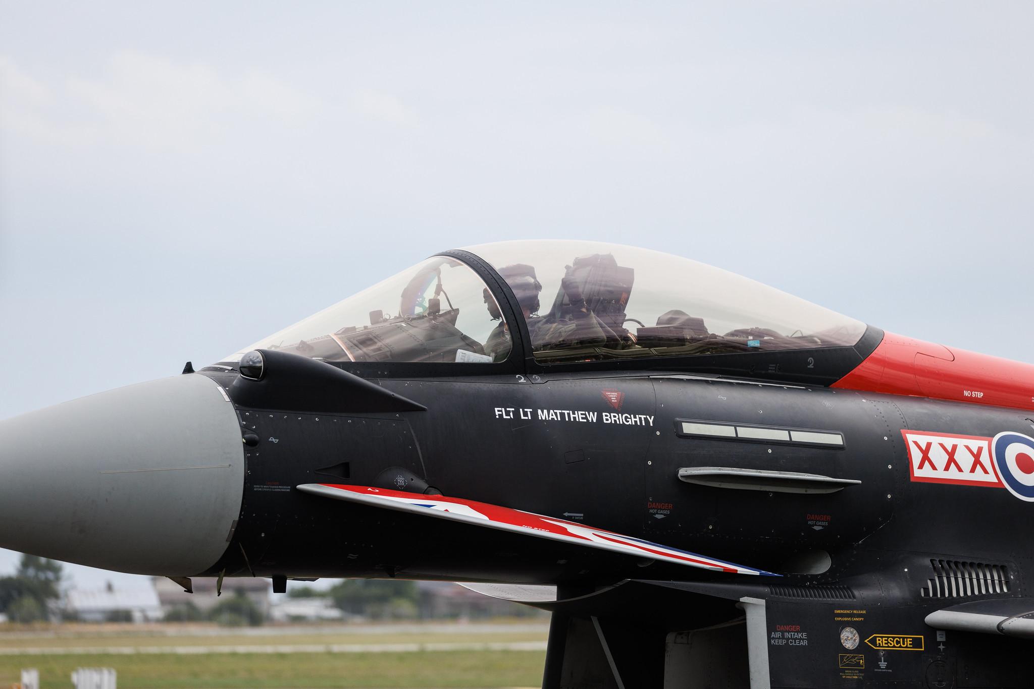 AIR SHOW Radom: United Kingdom - Royal Air Force (/ RFR) | Livery: RAF | Operator: United Kingdom - Royal Air Force Air Transport | Eurofighter EF-2000 Typhoon F.2 EUFI | ZJ914 | MSN BS005