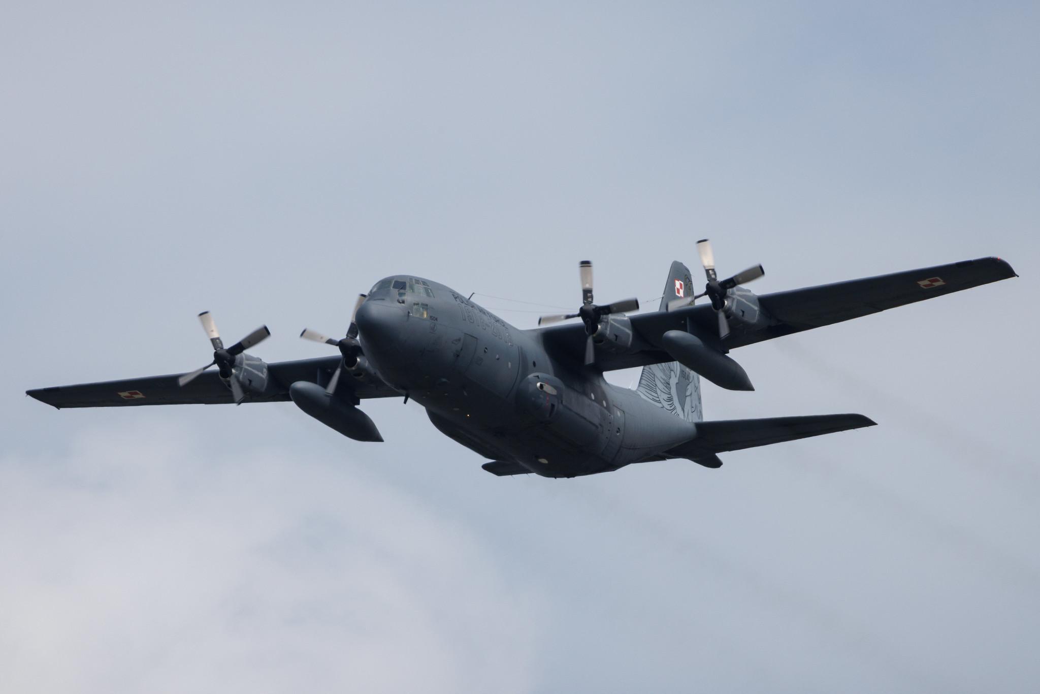 AIR SHOW Radom: Polish Air Force (/ PLF) | Lockheed C-130E Hercules (L-382) C130 | 1504 | MSN 382-4435