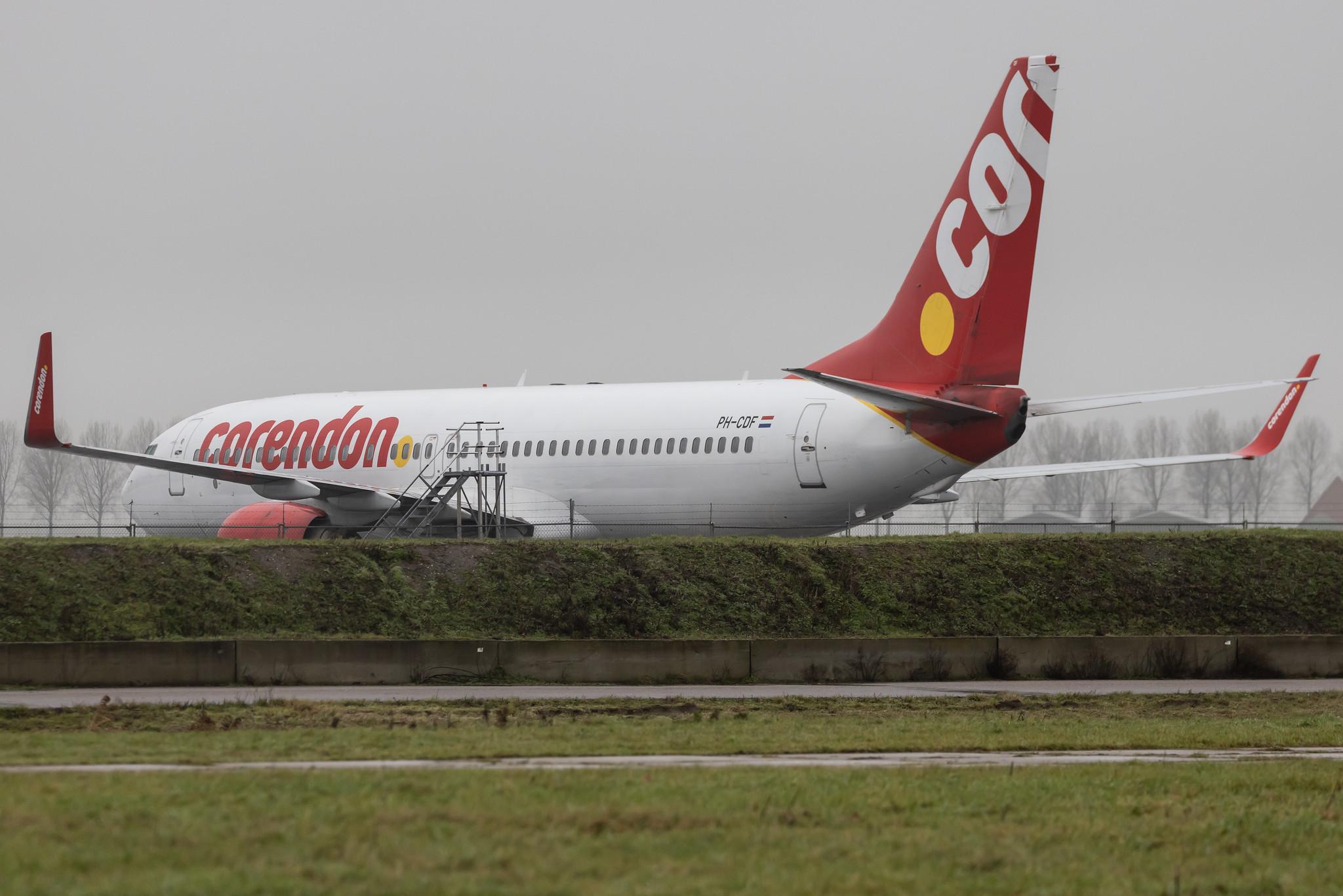 Amsterdam Schiphol: Corendon Airlines (XC / CAI) | Operator: Corendon Dutch Airlines | Boeing 737-804 B738 | PH-CDF | MSN 28227