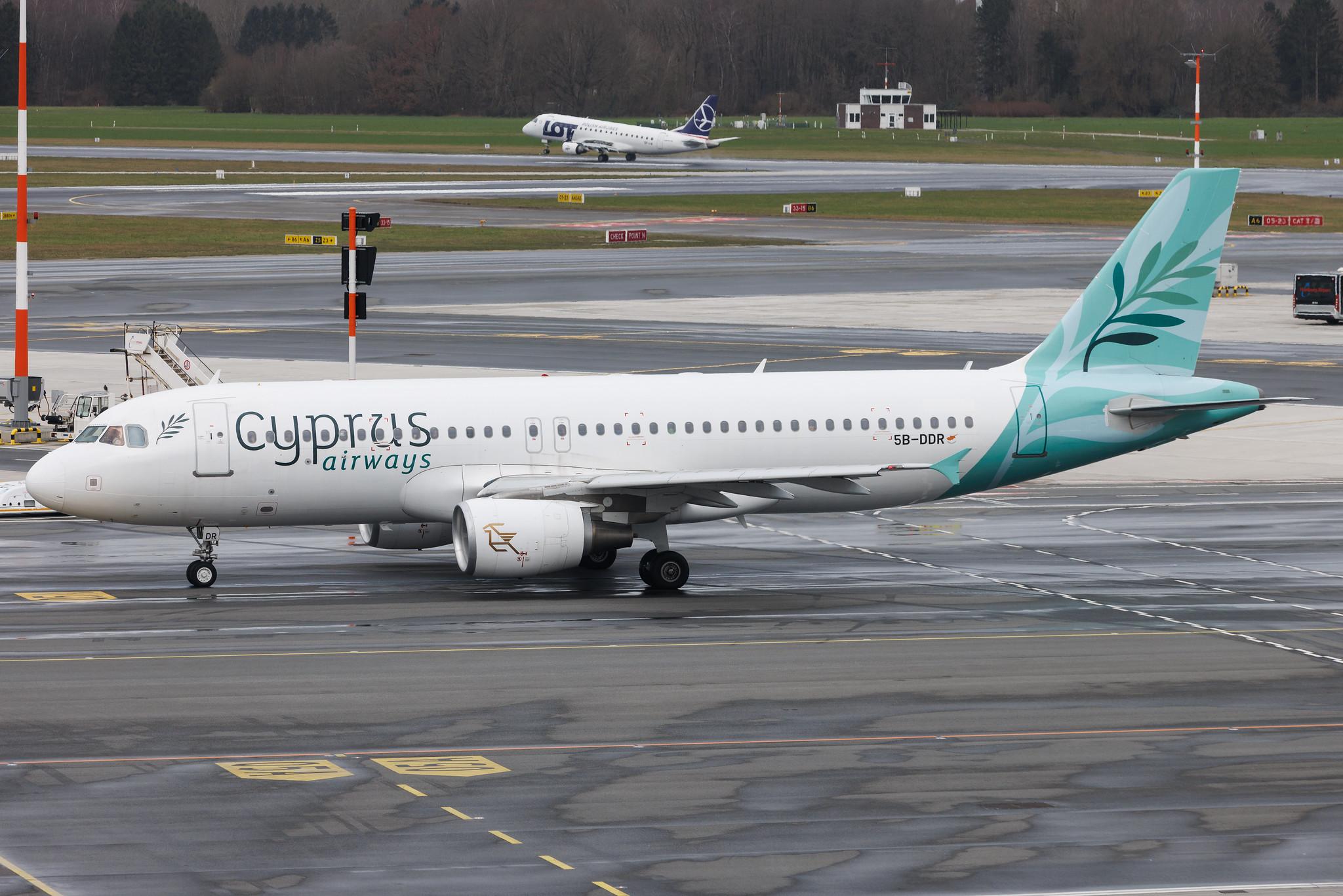Hamburg Airport: Cyprus Airways (CY / CYP) | Airbus A320-214 A320 | 5B-DDR | MSN 03933