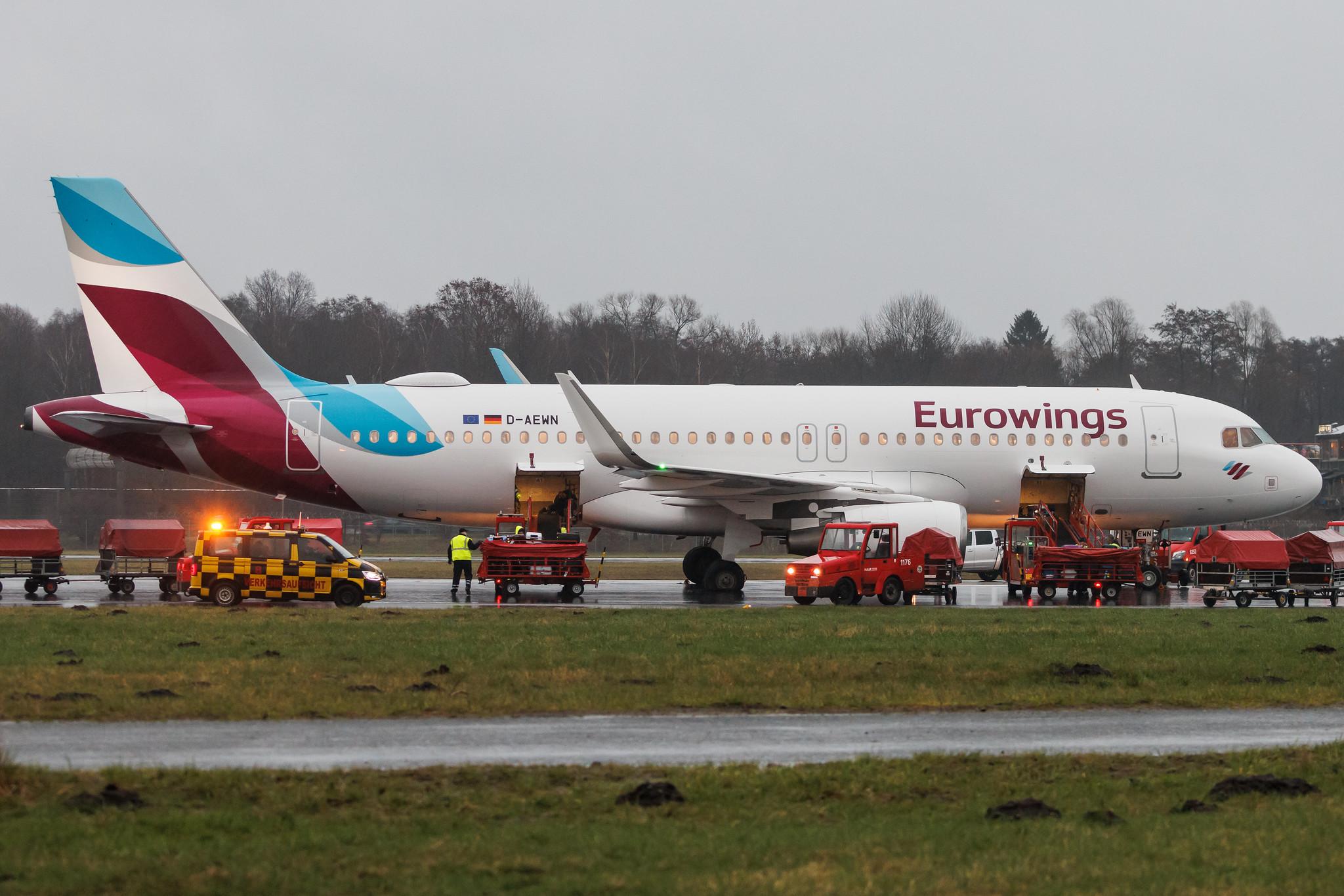 Hamburg Airport: Eurowings (EW / EWG) | Airbus A320-214 A320 | D-AEWN | MSN 7393