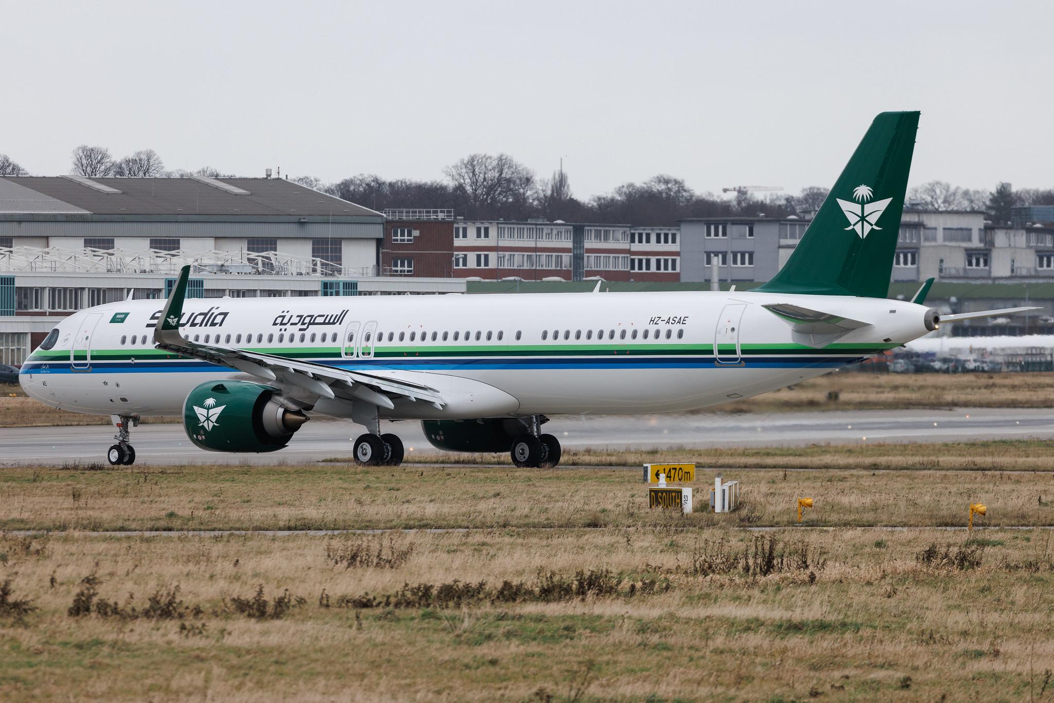 Hamburg Finkenwerder: Saudia (SV / SVA) | Airbus A321-251NX A21N | HZ-ASAE | MSN 11698