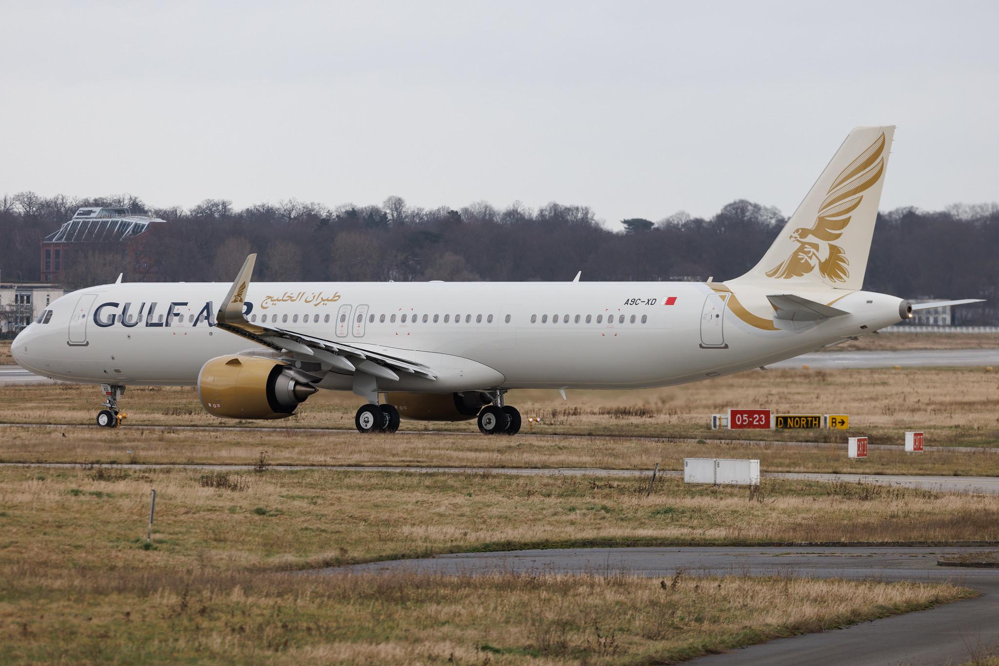 Hamburg Finkenwerder: Gulf Air (GF / GFA) | Airbus A321-253NX A21N | A9C-XD | MSN 11737