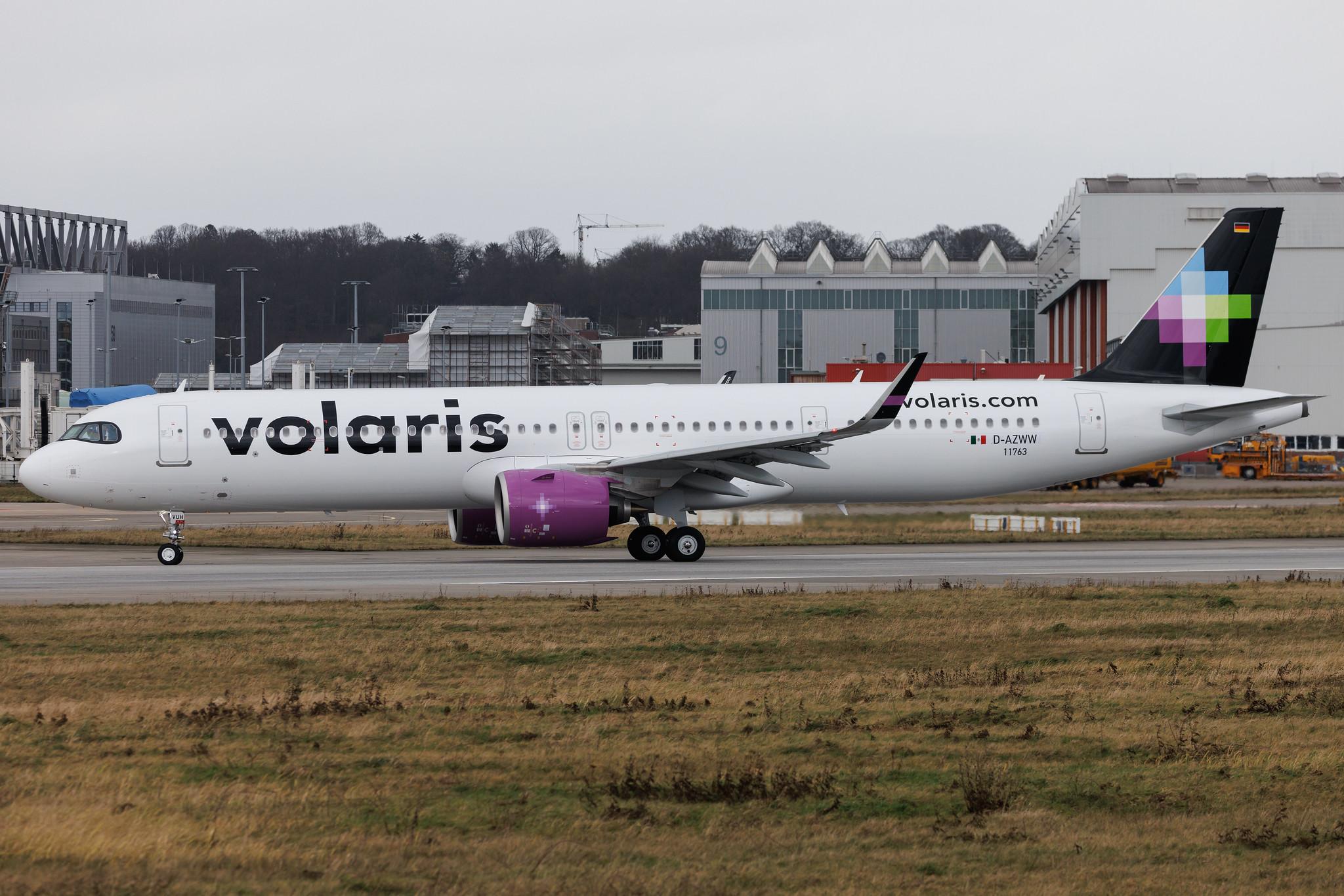 Hamburg Finkenwerder: Volaris (Y4 / VOI) | Airbus A321-271NX A21N | D-AZWW | XA-VUH | MSN 11763