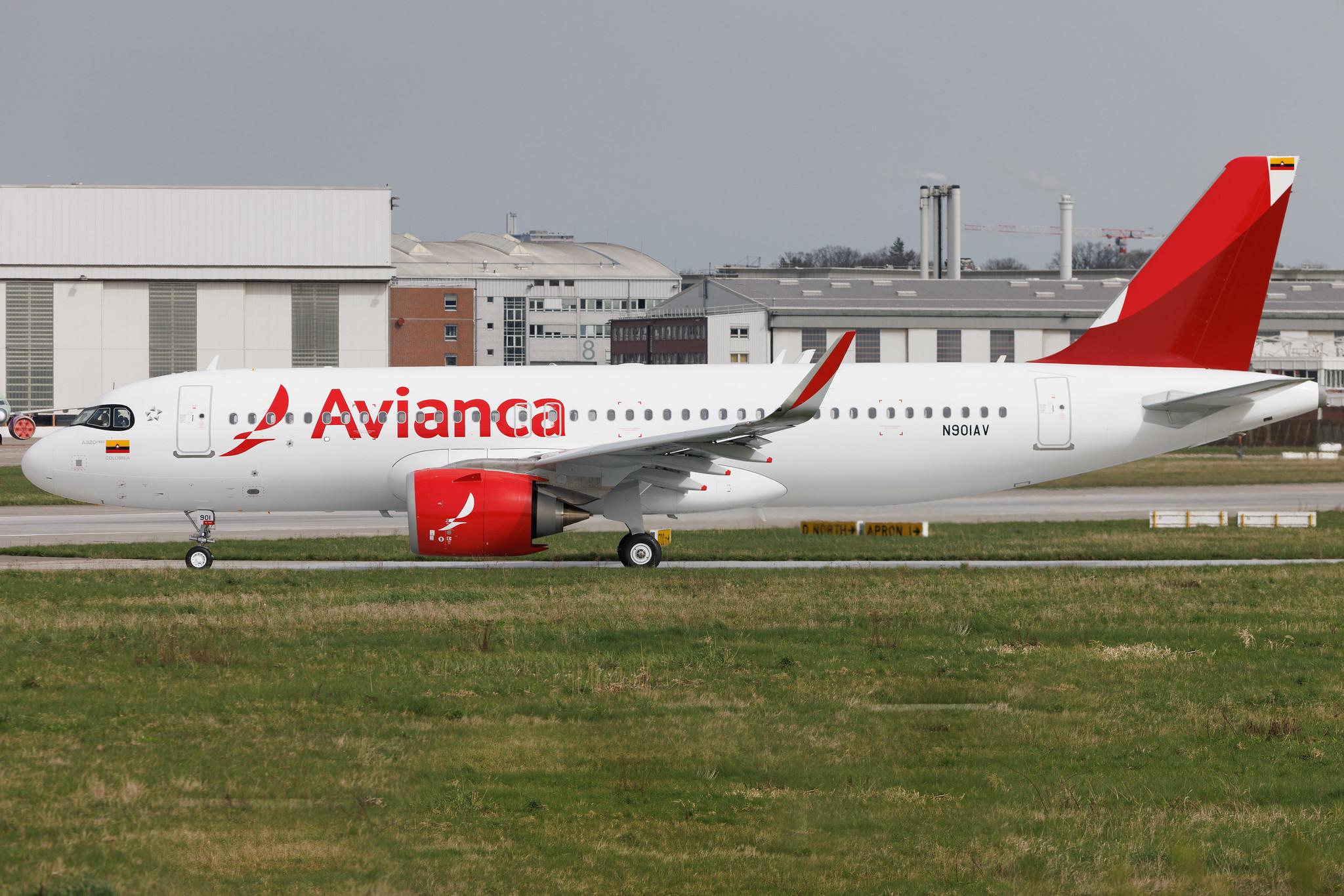 Hamburg Finkenwerder: Avianca (AV / AVA) | Airbus A320-251N A20N | N901AV | MSN 11912