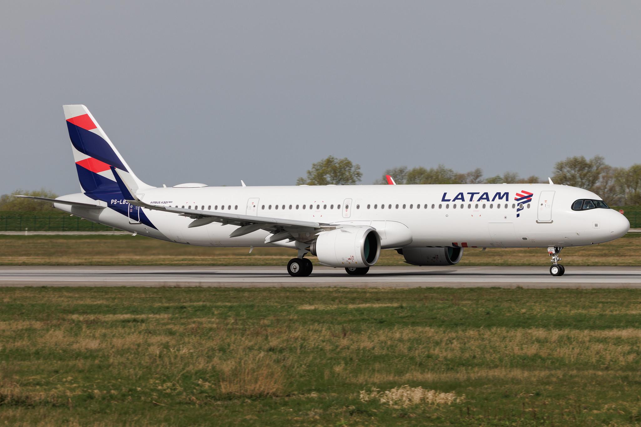 Hamburg Finkenwerder: LATAM Airlines (LA / LAN) | Operator: LATAM Brasil | Airbus A321-271NX A21N | PS-LBJ | MSN 11723