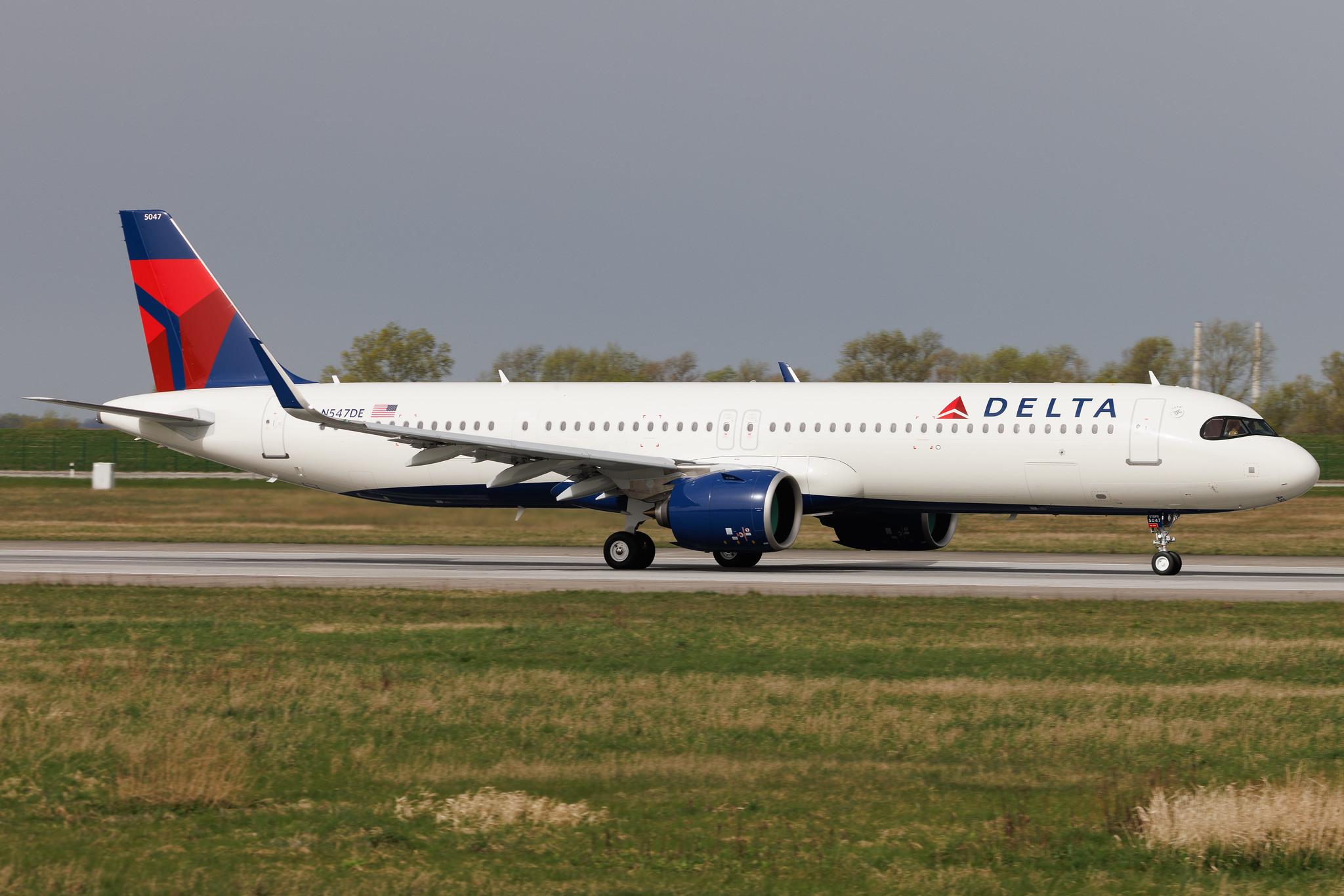 Hamburg Finkenwerder: Delta Air Lines (DL / DAL) | Airbus A321-271NX A21N | N547DE | MSN 11595
