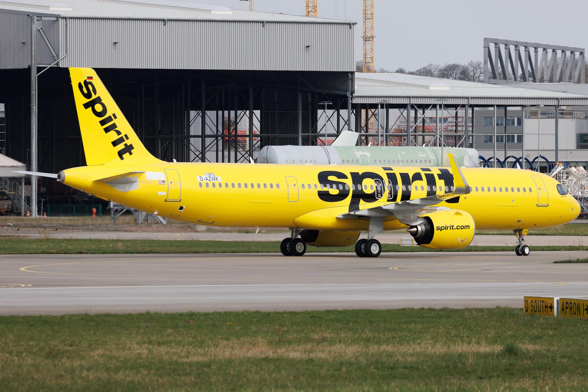 Hamburg Finkenwerder: Spirit Airlines (NK / NKS) | Airbus A321-271NX A21N | D-AZWK | MSN 11872