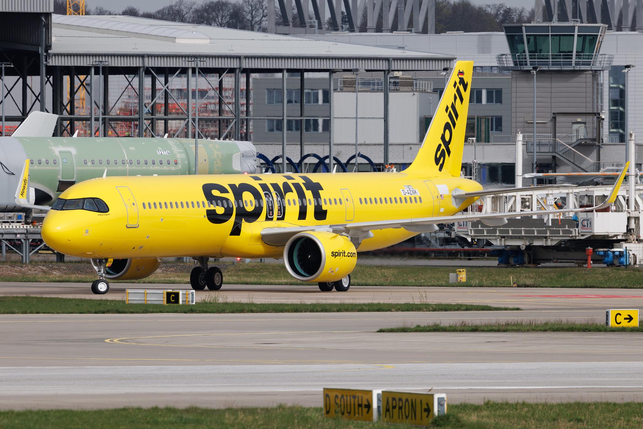 Hamburg Finkenwerder: Spirit Airlines (NK / NKS) | Airbus A321-271NX A21N | D-AZWK | MSN 11872