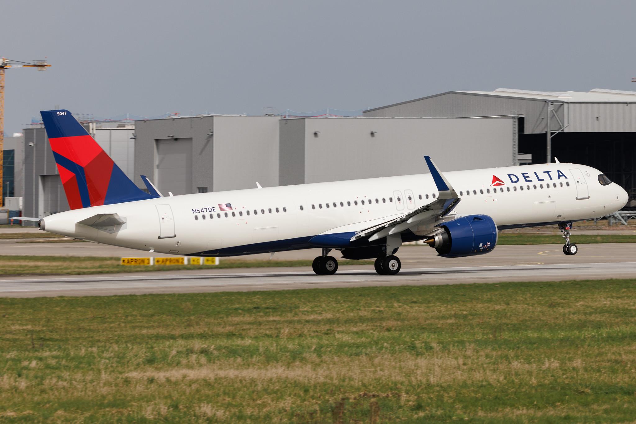 Hamburg Finkenwerder: Delta Air Lines (DL / DAL) | Airbus A321-271NX A21N | N547DE | MSN 11595