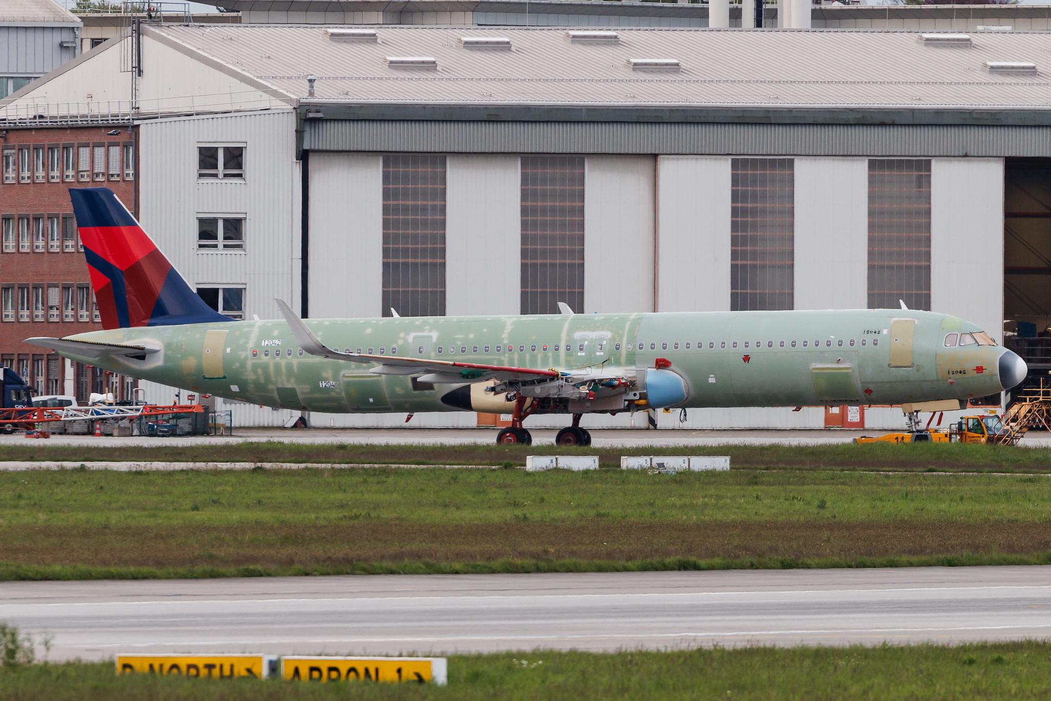 Hamburg Finkenwerder: Delta Air Lines (DL / DAL) | Airbus A321-271NX A21N | - | MSN 12042