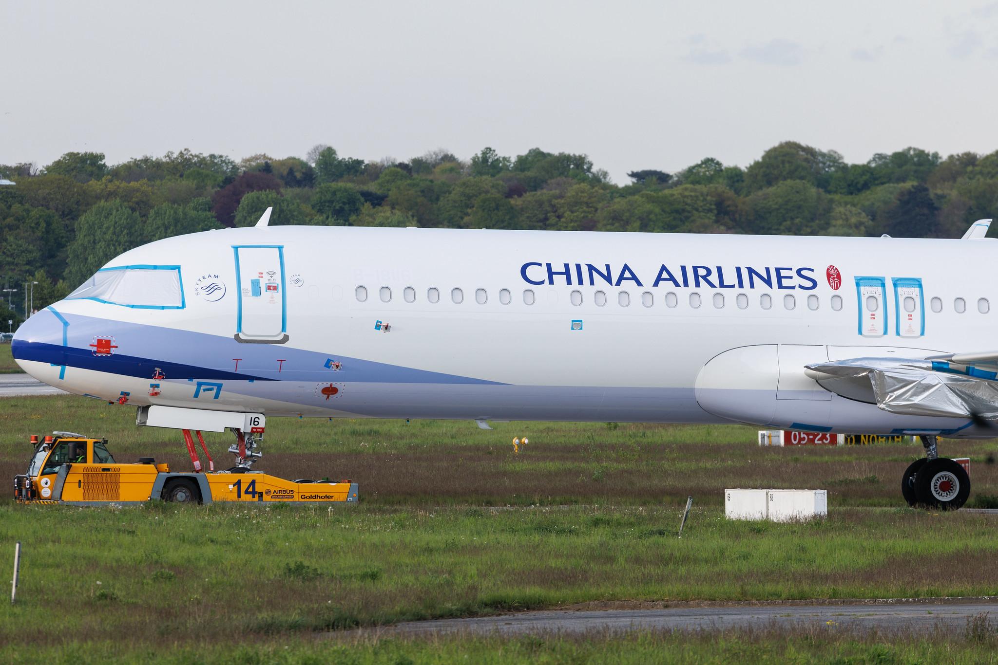 Hamburg Finkenwerder: China Airlines (CI / CAL) | Airbus A321-271NX A21N | D-AZYK | B-18116 | MSN 11917