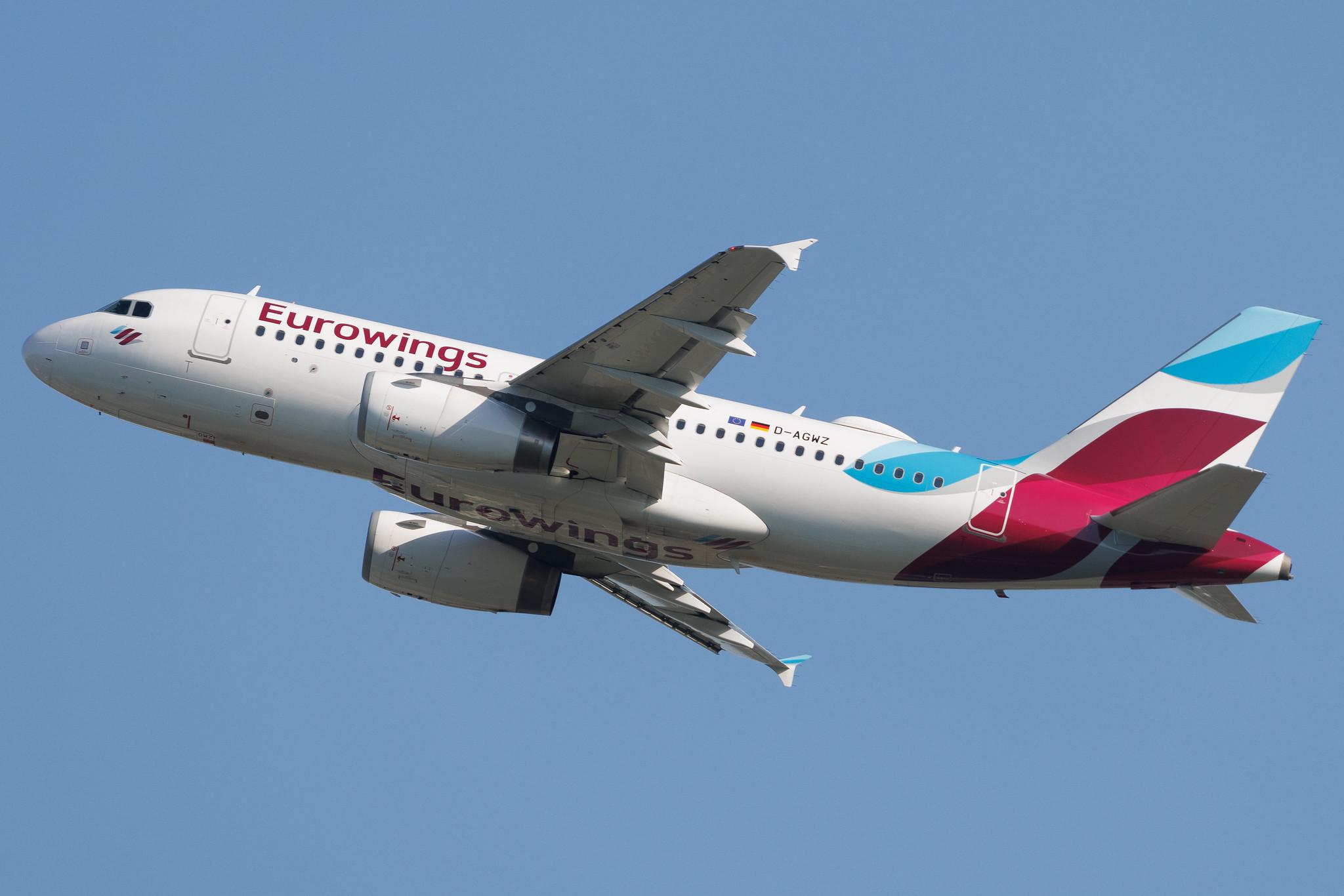 Hamburg Airport: Eurowings (EW / EWG) | Airbus A319-132 A319 | D-AGWZ | MSN 5978