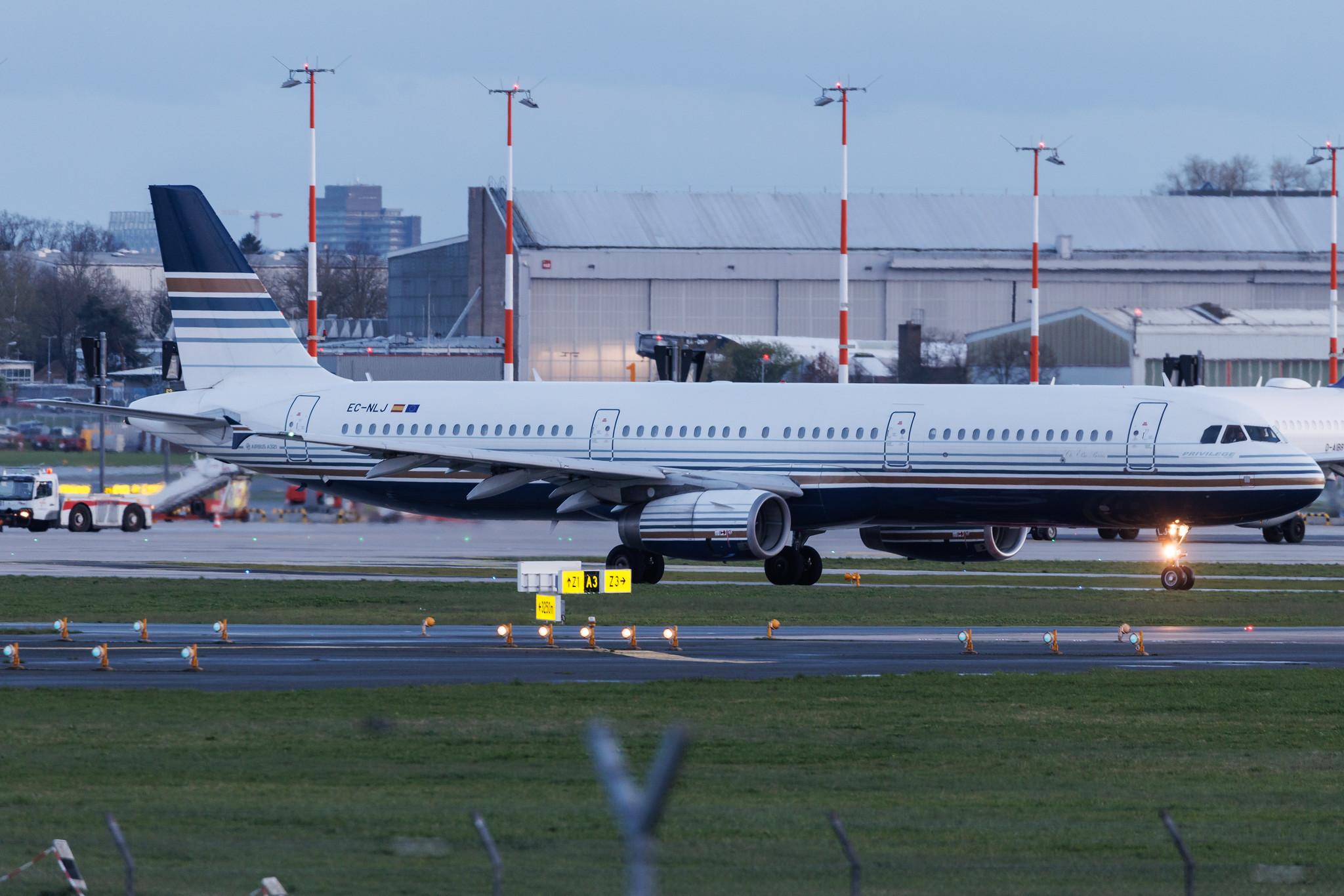 Hamburg Airport: Privilege Style (P6 / PVG) | Airbus A321-231 A321 | EC-NLJ | MSN 03636