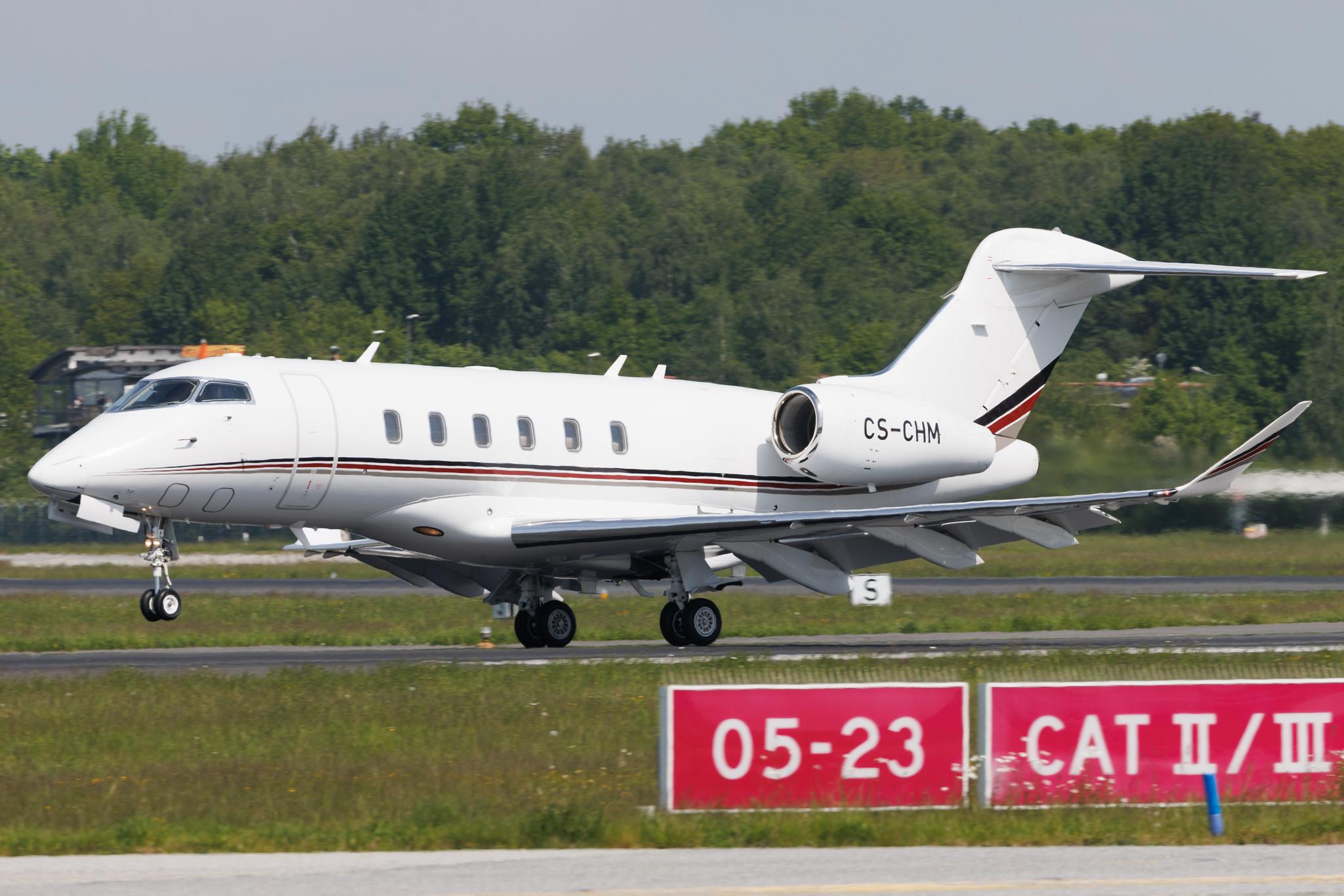 Hamburg Airport: NetJets Europe (/ NJE) | Bombardier Challenger 350 CL35 | CS-CHM | MSN 20900