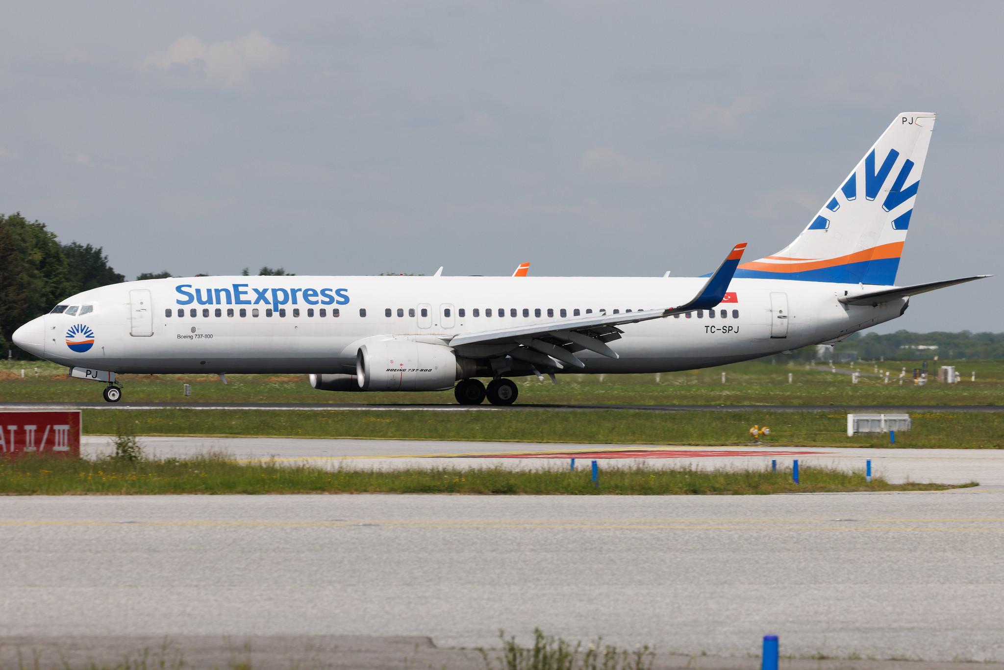 Hamburg Airport: SunExpress (XQ / SXS) | Boeing 737-82R B738 | TC-SPJ | MSN 40725