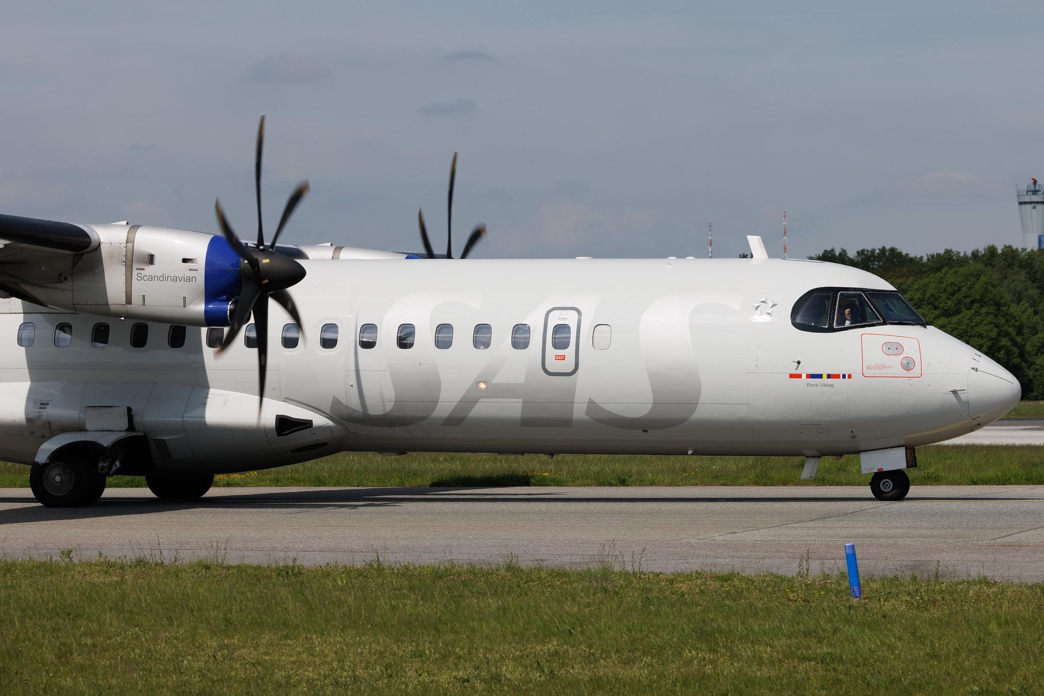 Hamburg Airport: SAS (SK / SAS) | Operator: Xfly | ATR 72-600 AT76 | ES-ATI | MSN 1075