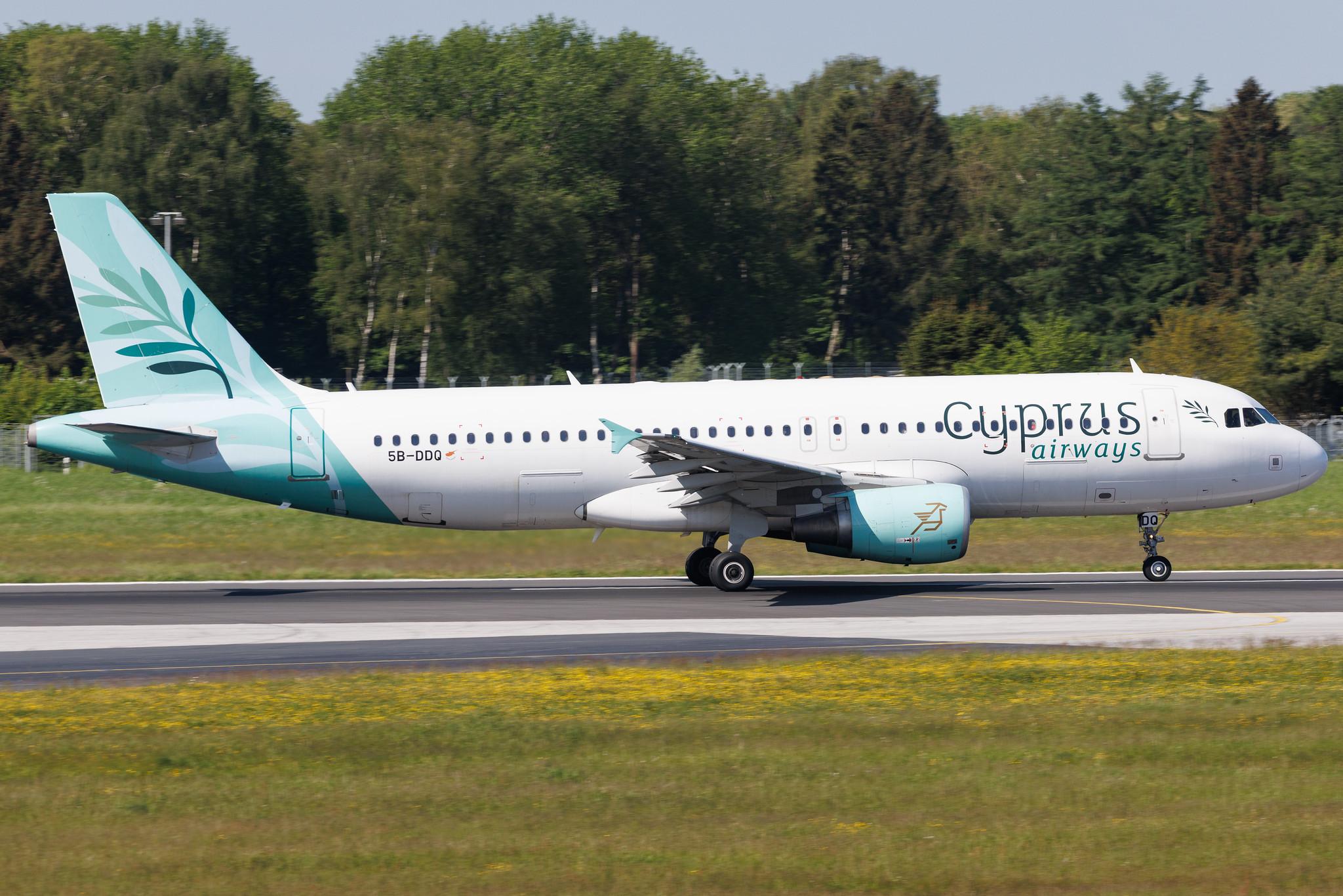 Hamburg Airport: Cyprus Airways (CY / CYP) | Airbus A320-214 A320 | 5B-DDQ | MSN 04055