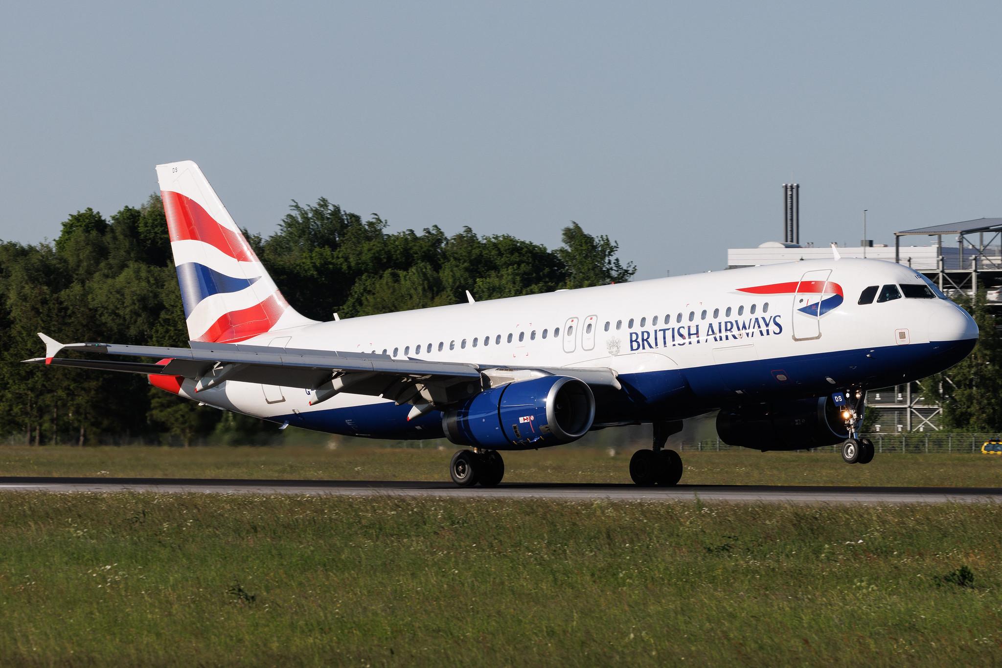 Hamburg Airport: British Airways (BA / BAW) | Airbus A320-232 A320 | G-MIDS | MSN 1424