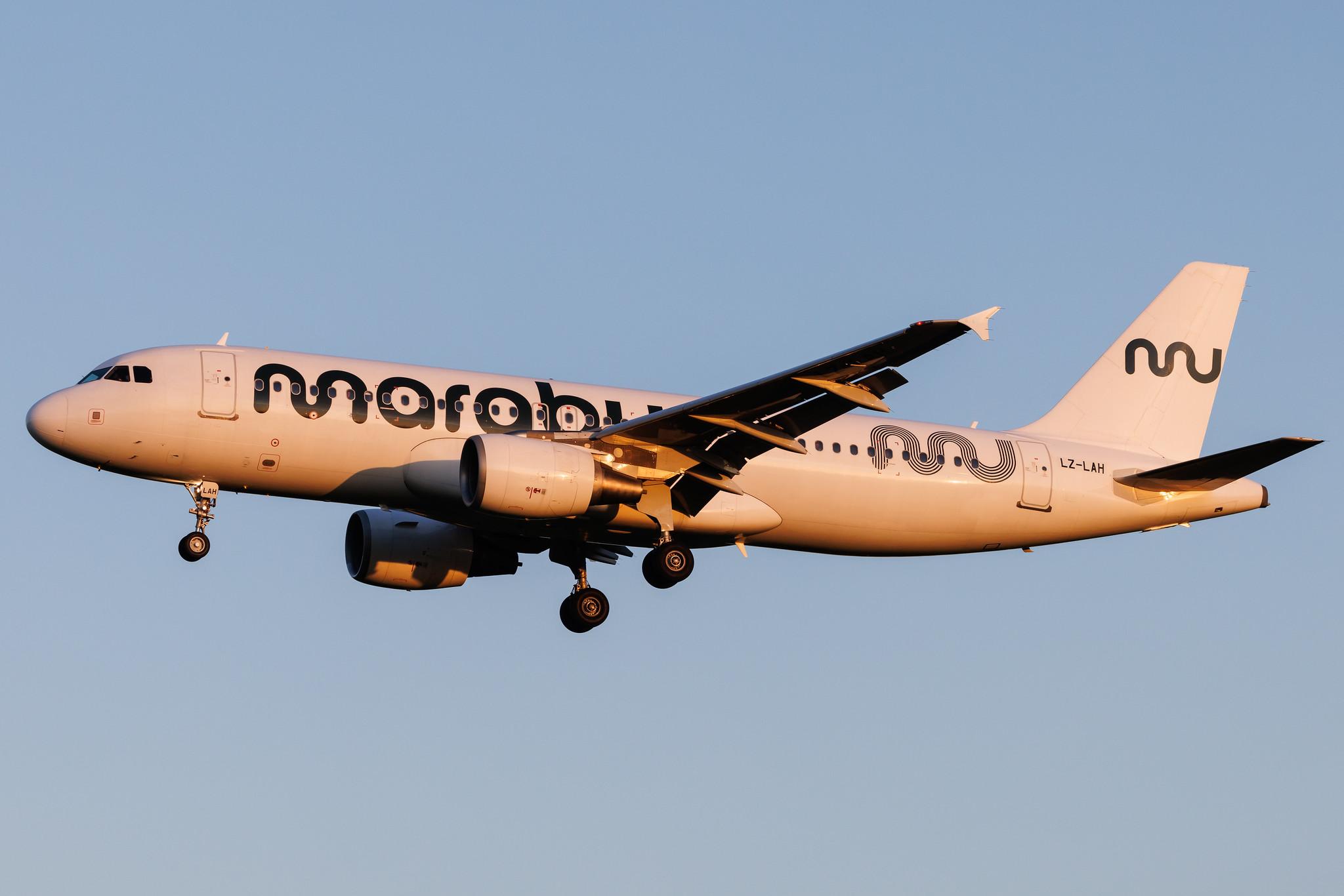 Hamburg Airport: Marabu (DI / MBU) | Operator: European Air Charter | Airbus A320-214 A320 | LZ-LAH | MSN 02540