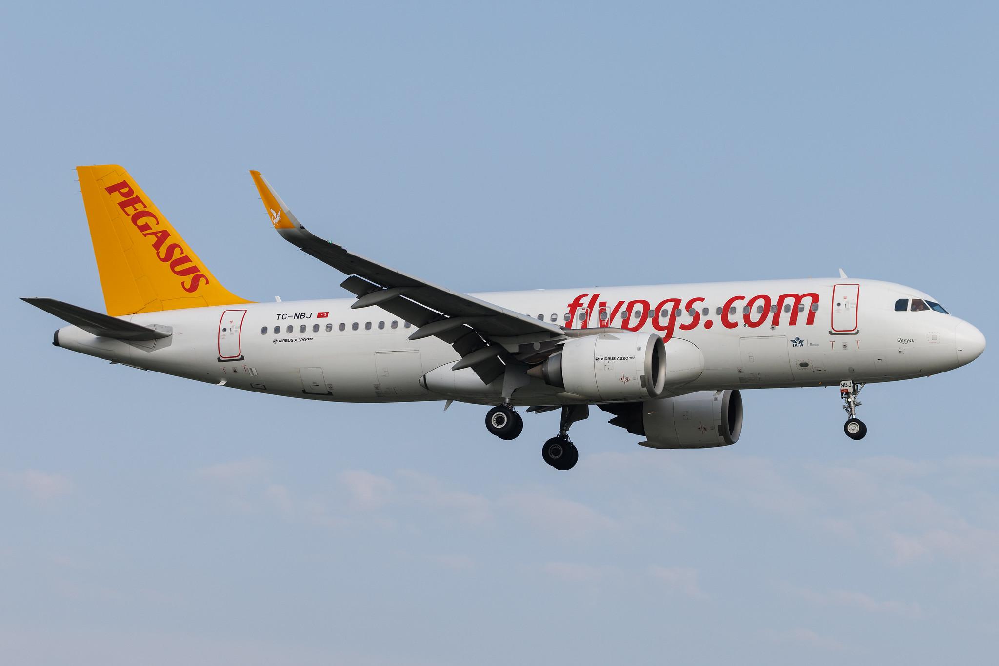 Hamburg Airport: Pegasus (PC / PGT) | Operator: Pegasus Airlines | Airbus A320-251N A20N | TC-NBJ | MSN 07703
