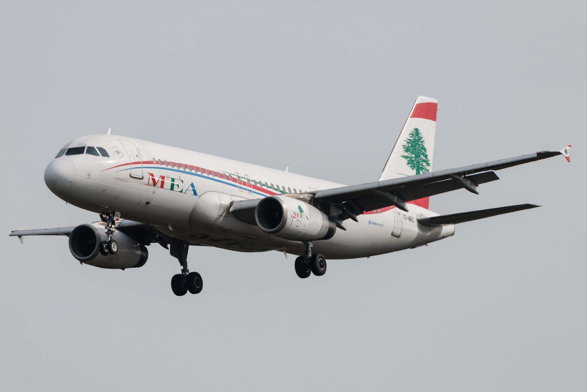 Frankfurt Airport: MEA (ME / MEA) | Airbus A320-232 A320 | OD-MRO | MSN 04296