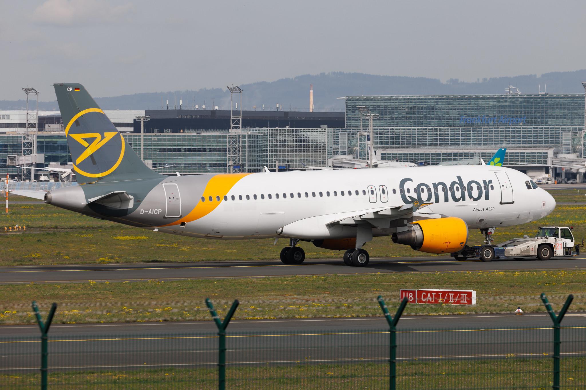 Frankfurt Airport: Condor (DE / CFG) | Airbus A320-214 A320 | D-AICP | MSN 2142