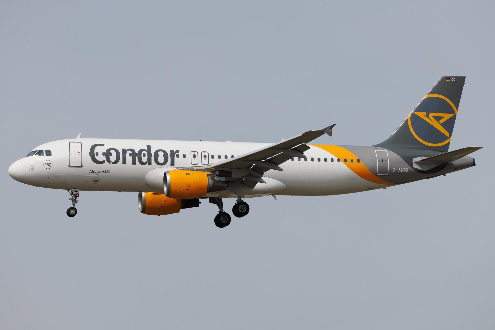 Frankfurt Airport: Condor (DE / CFG) | Airbus A320-212 A320 | D-AICG | MSN 0957