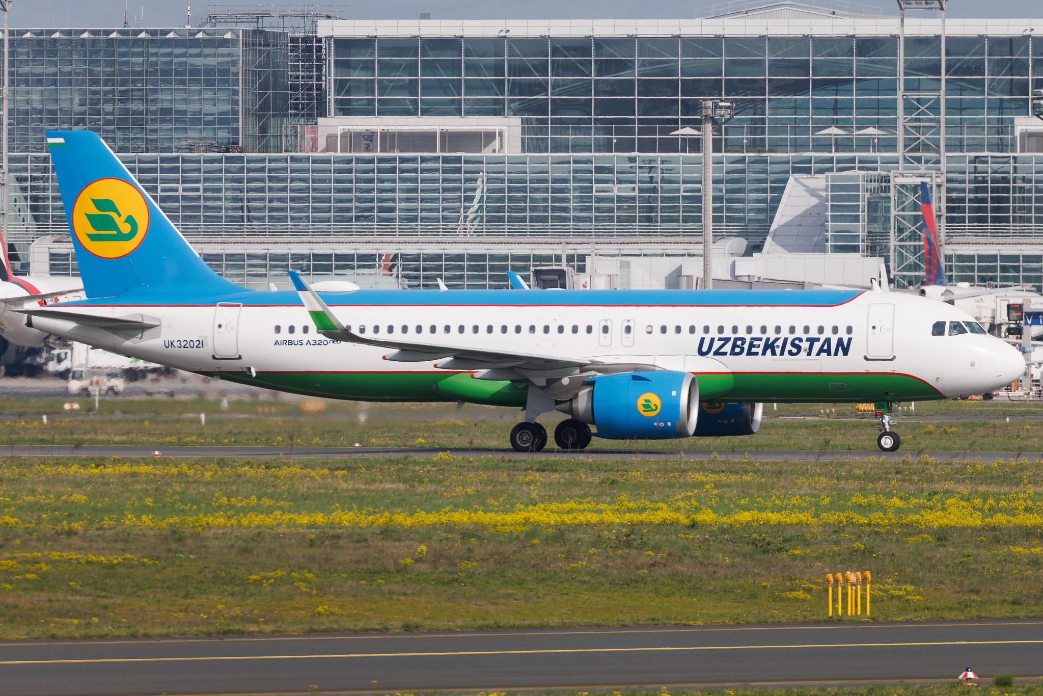 Frankfurt Airport: Uzbekistan Airways (HY / UZB) | Airbus A320-251N A20N | UK32021 | MSN 08754