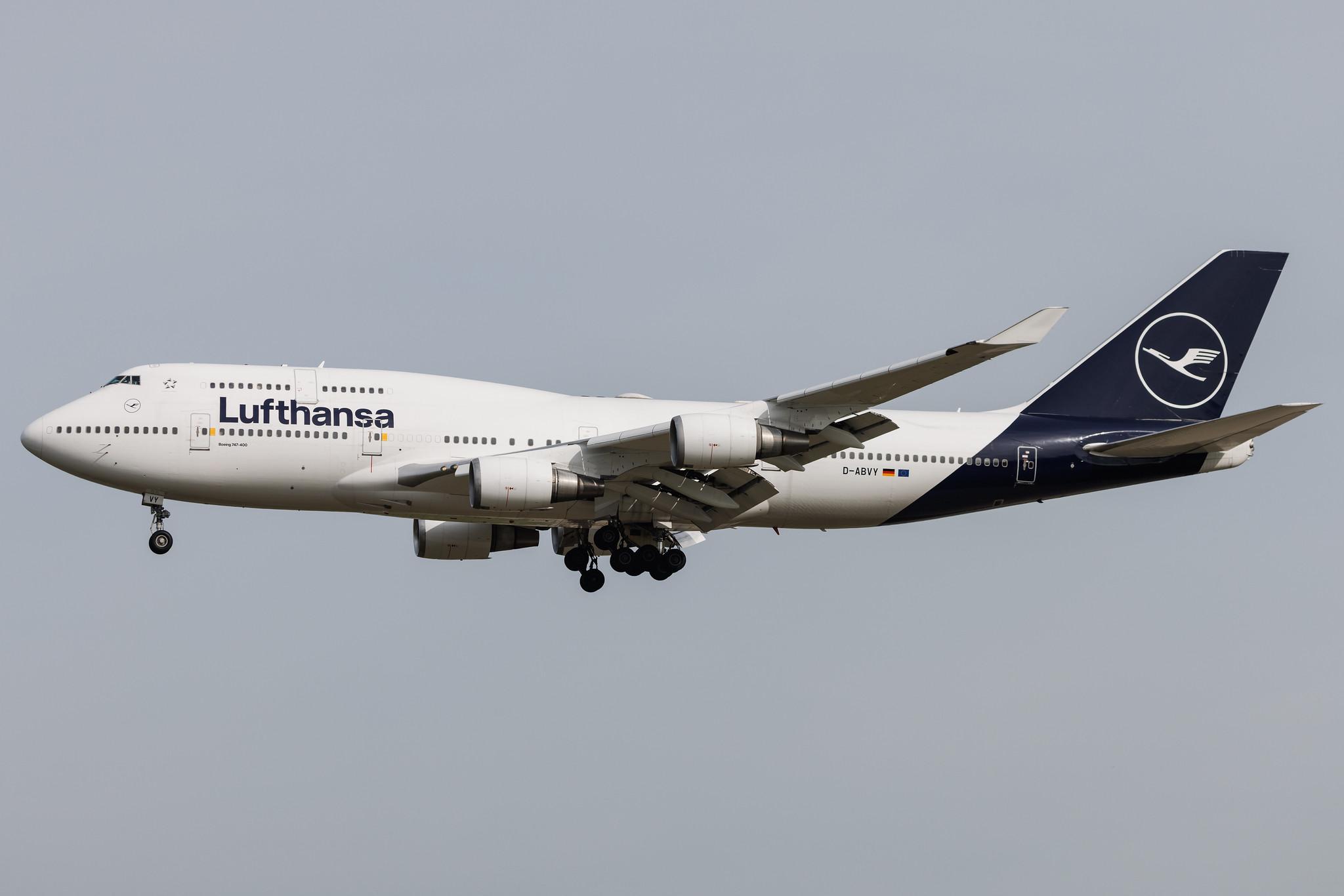 Frankfurt Airport: Lufthansa (LH / DLH) | Boeing 747-430 B744 | D-ABVY | MSN 29869