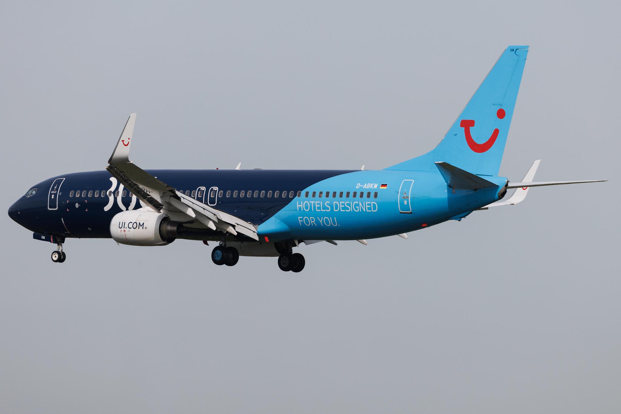 Frankfurt Airport: TUI (X3 / TUI) | Livery: TUI Blue Livery | Operator: TUI fly | Boeing 737-86J B738 | D-ABKM | MSN 37755