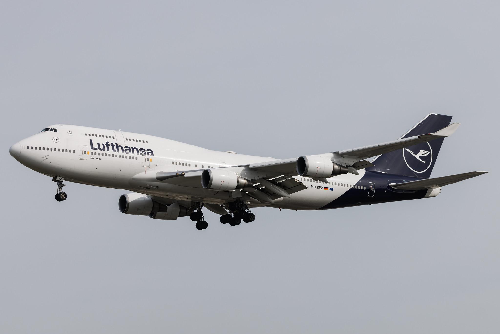 Frankfurt Airport: Lufthansa (LH / DLH) | Boeing 747-430 B744 | D-ABVZ | MSN 29870