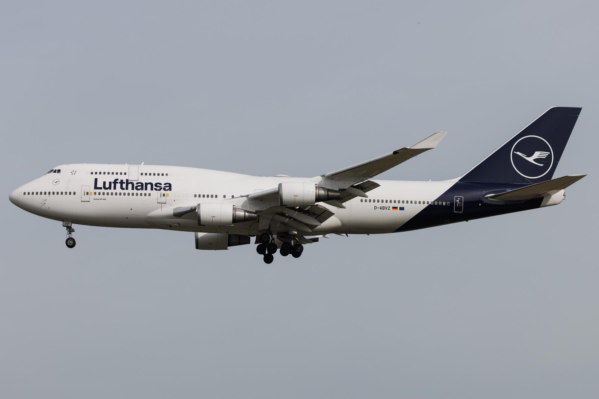 Frankfurt Airport: Lufthansa (LH / DLH) | Boeing 747-430 B744 | D-ABVZ | MSN 29870
