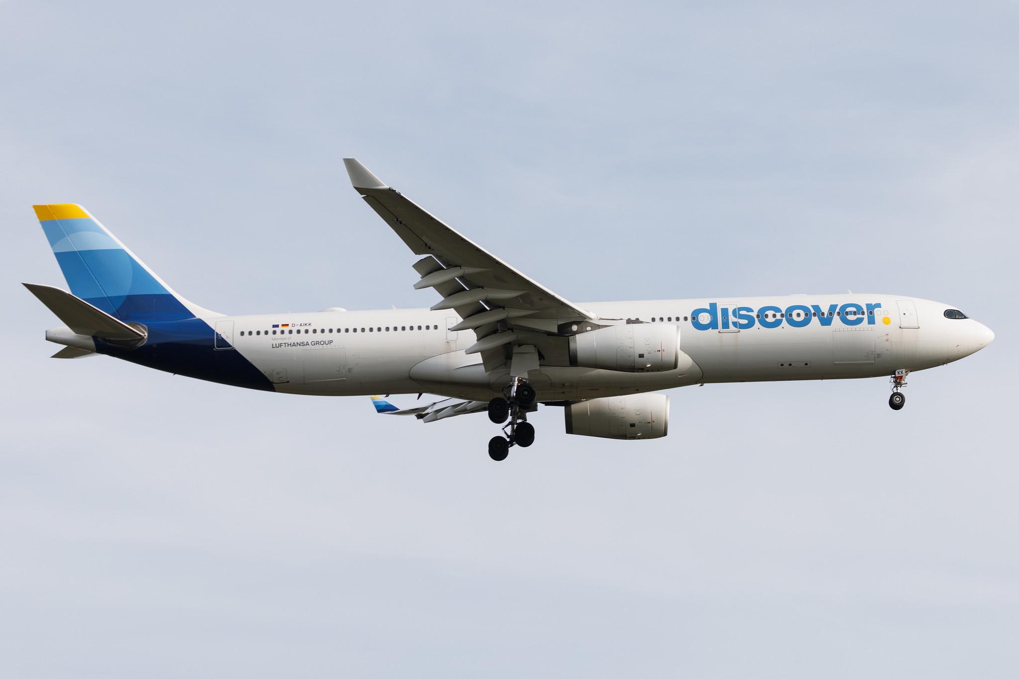 Frankfurt Airport: Discover Airlines (4Y / OCN) | Airbus A330-343 A333 | D-AIKK | MSN 0896