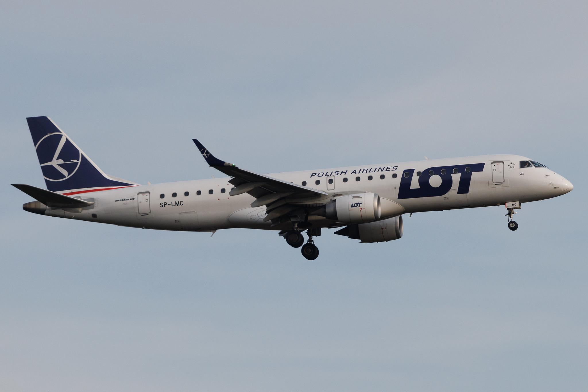 Frankfurt Airport: LOT (LO / LOT) | Embraer E190STD E190 | SP-LMC | MSN 19000763
