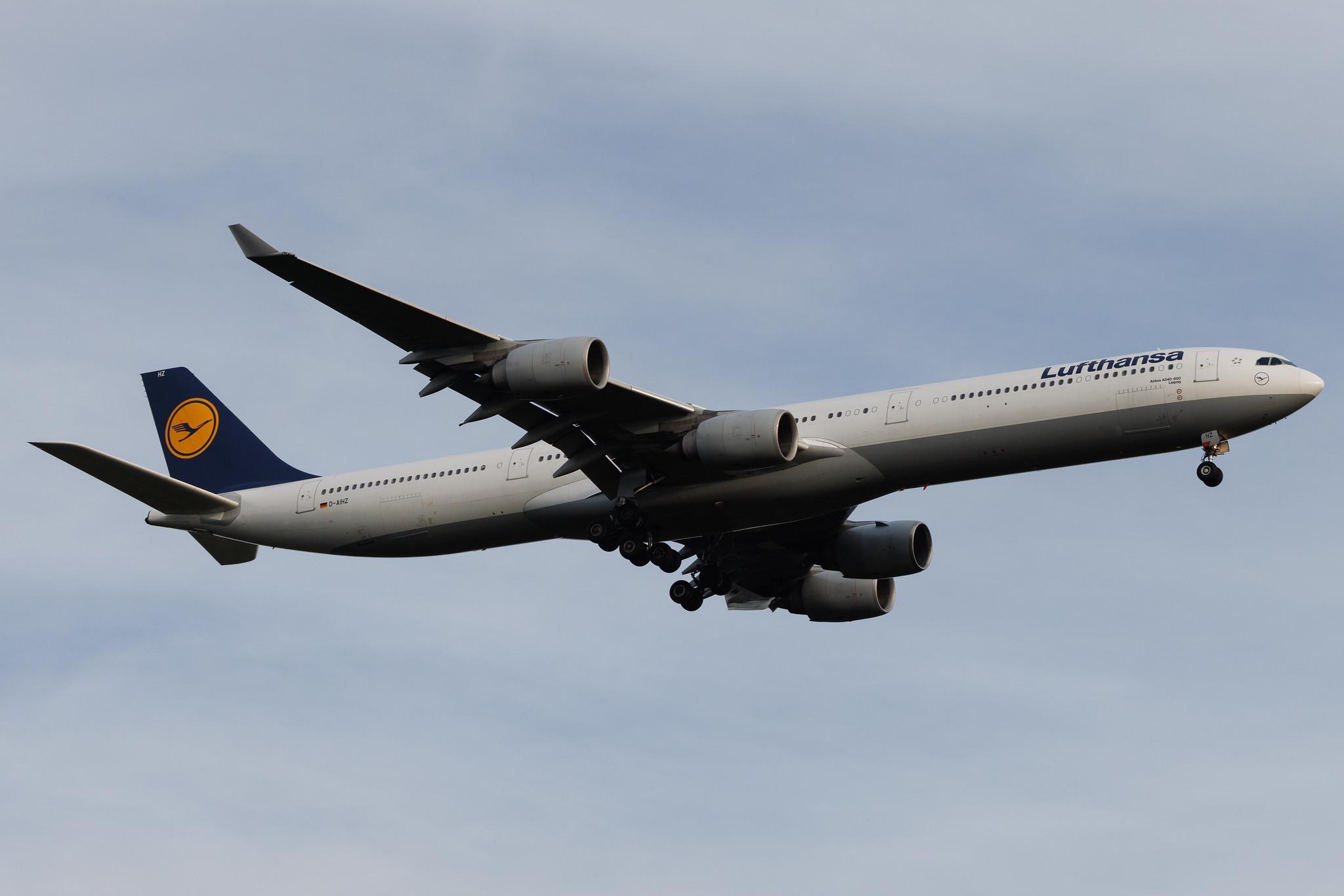 Frankfurt Airport: Lufthansa (LH / DLH) | Airbus A340-642 A346 | D-AIHZ | MSN 1005