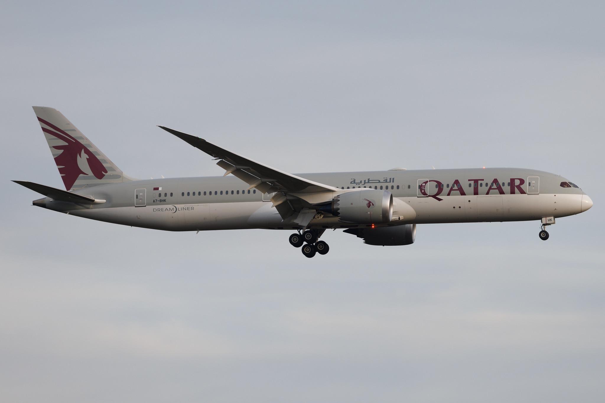 Frankfurt Airport: Qatar Airways (QR / QTR) | Boeing 787-9 Dreamliner B789 | A7-BHK | MSN 64221