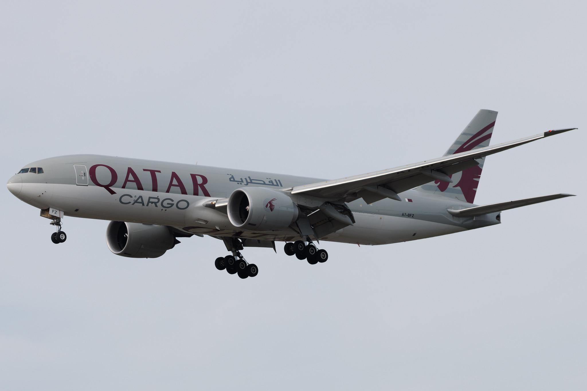 Frankfurt Airport: Qatar Cargo (QR / QTR) | Operator: Qatar Airways | Boeing 777-F B77L | A7-BFZ | MSN 66872