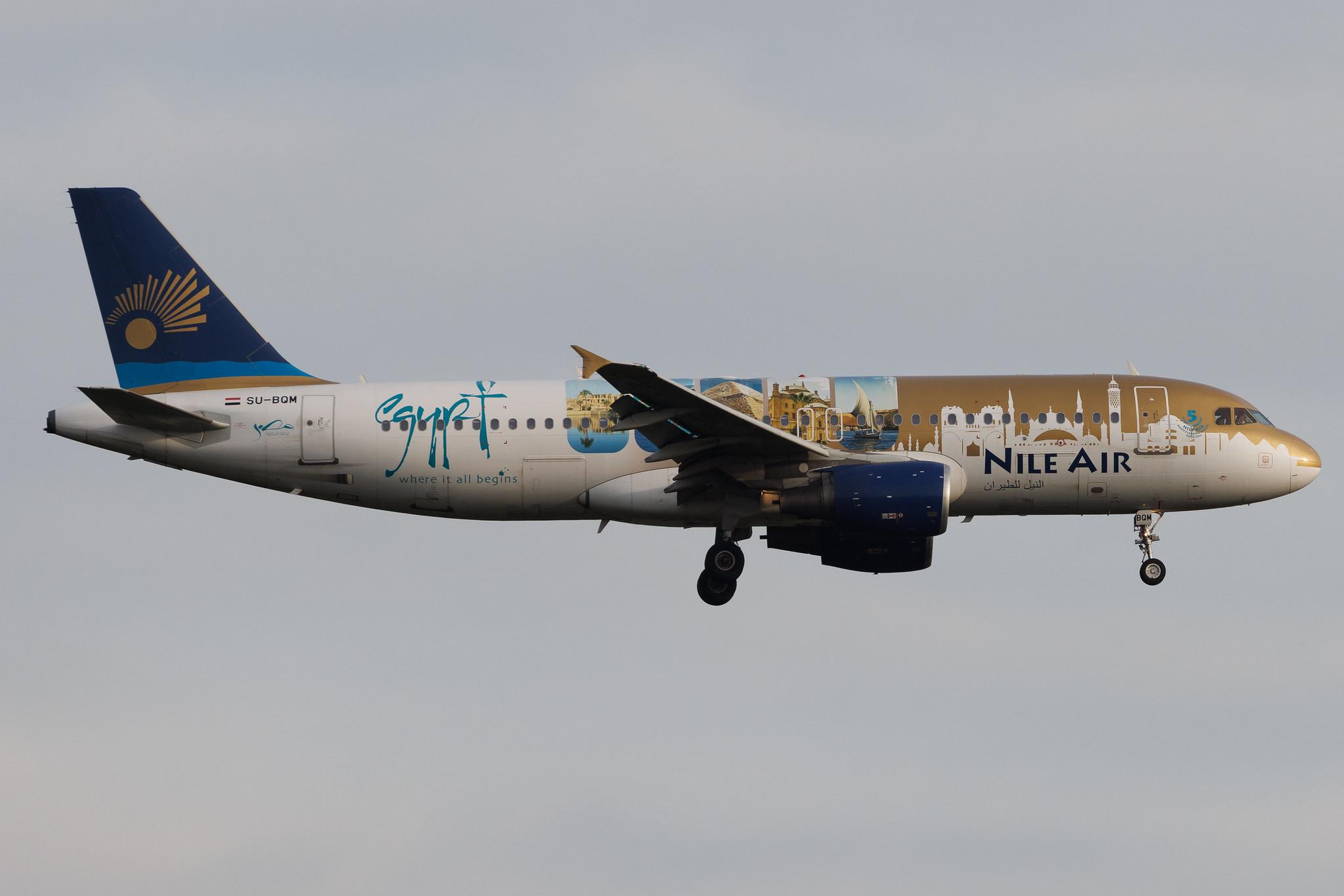 Frankfurt Airport: Nile Air (NP / NIA) | Livery: Egypt Livery | Airbus A320-214 A320 | SU-BQM | MSN 04310