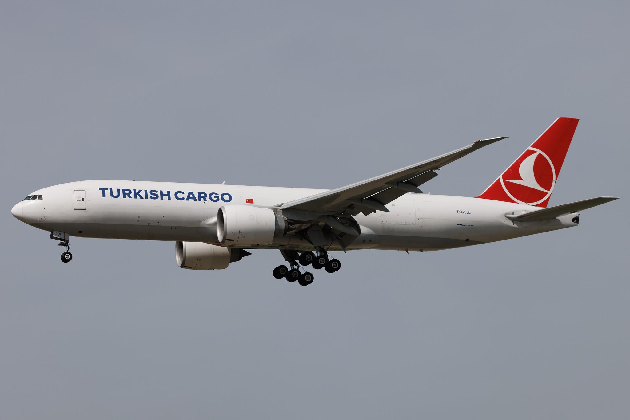 Frankfurt Airport: Turkish Cargo (TK / THY) | Operator: Turkish Airlines | Boeing 777-FF2 B77L | TC-LJL | MSN 60403