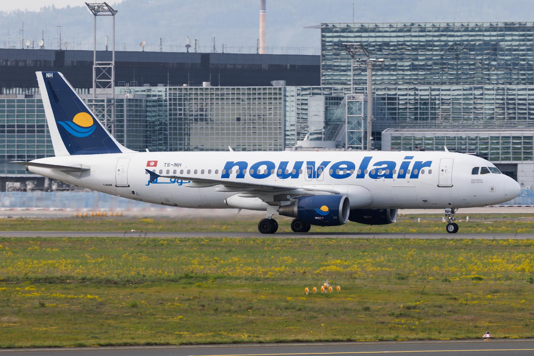 Frankfurt Airport: Nouvelair (BJ / LBT) | Operator: Nouvelair Tunisie | Airbus A320-214 A320 | TS-INH | MSN 4623
