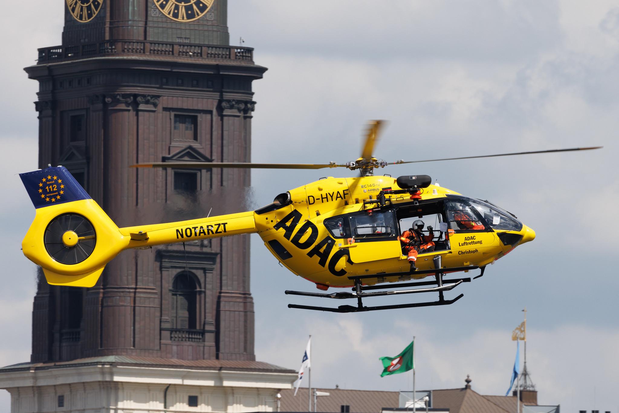 SOS Joint Rescue Operation: ADAC Luftrettung (/ CHX) | Operator: Germany - Air Ambulance | Airbus Helicopters H145 EC45 | D-HYAF | MSN 20043