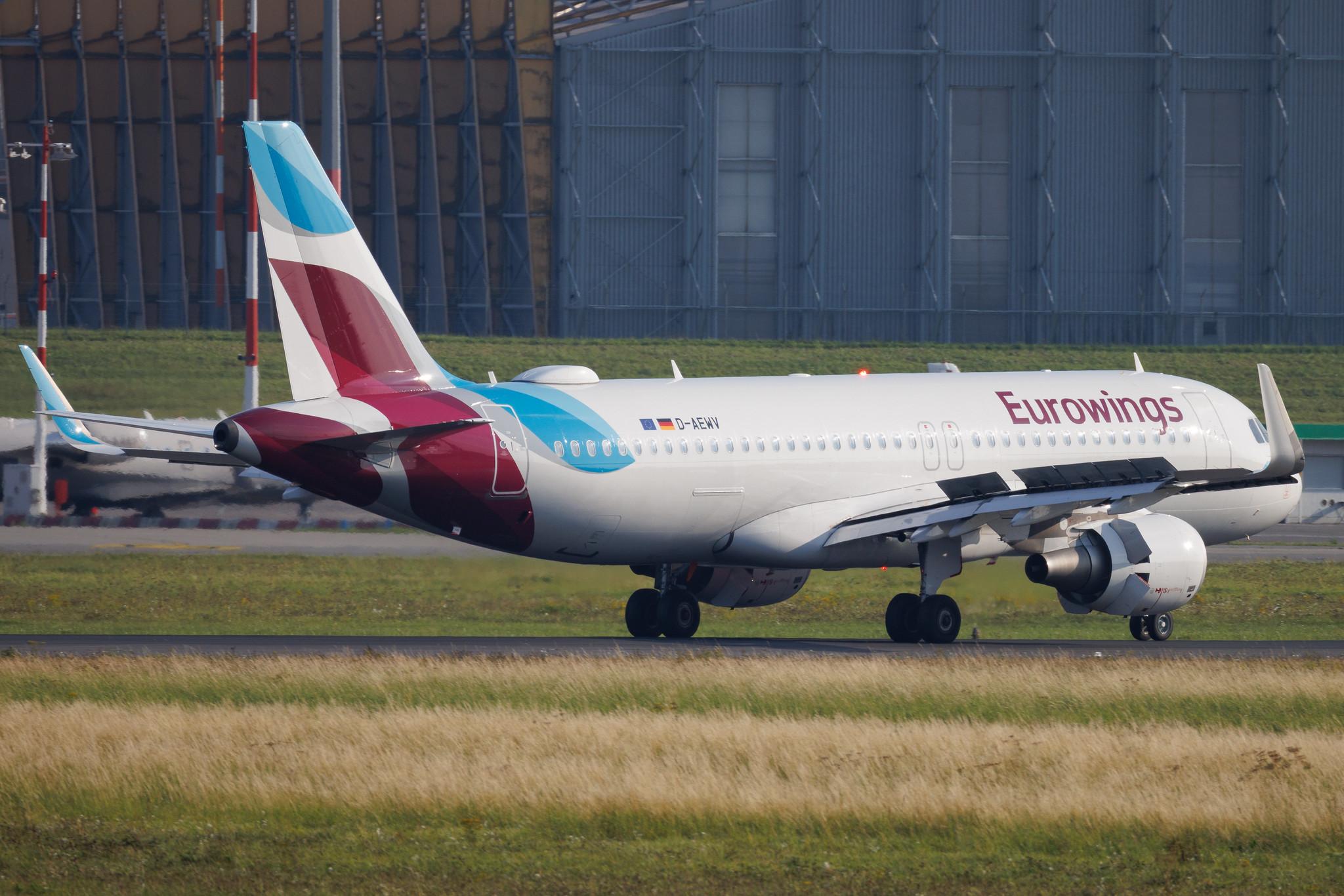 Hamburg Airport: Eurowings (EW / EWG) | Airbus A320-214 A320 | D-AEWV | MSN 7545