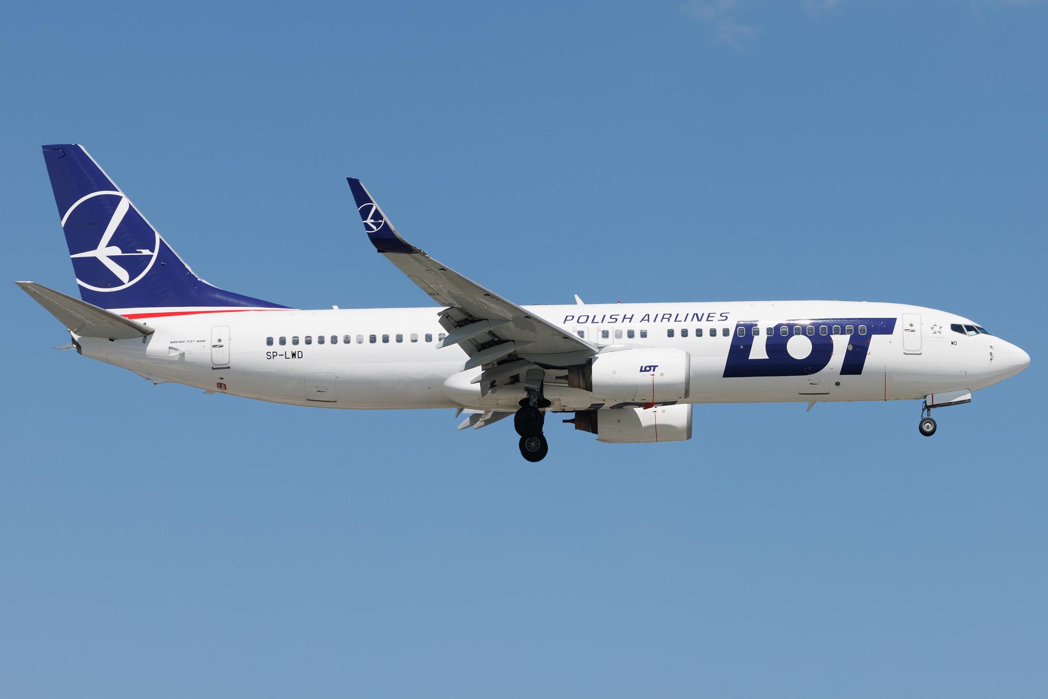 Warsaw Chopin Airport: LOT (LO / LOT) | Boeing 737-89P B738 | SP-LWD | MSN 32802