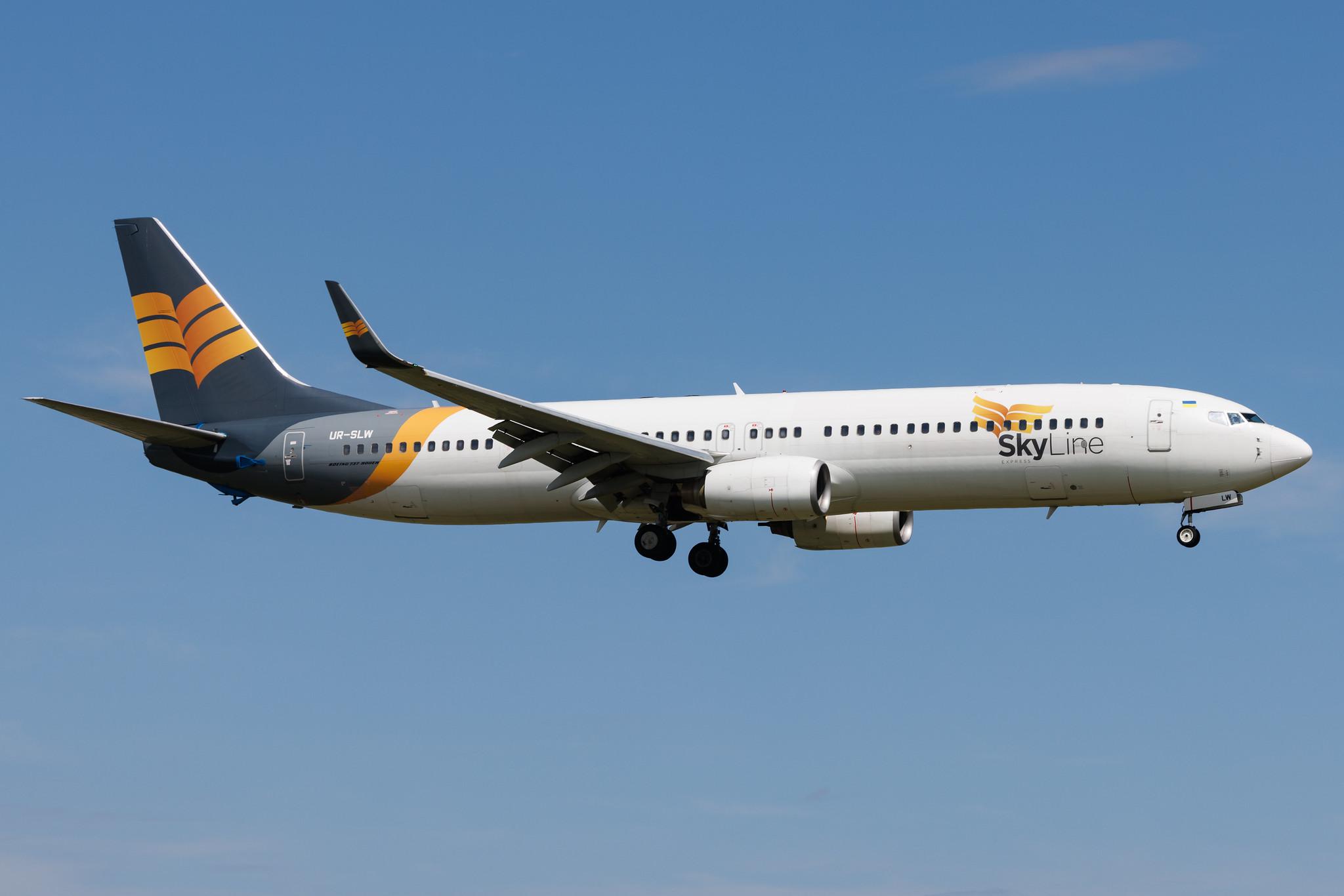 Warsaw Chopin Airport: Skyline Express Airline (QU / UTN) | Operator: Skyline Express | Boeing 737-94X(ER) B739 | UR-SLW | MSN 36086