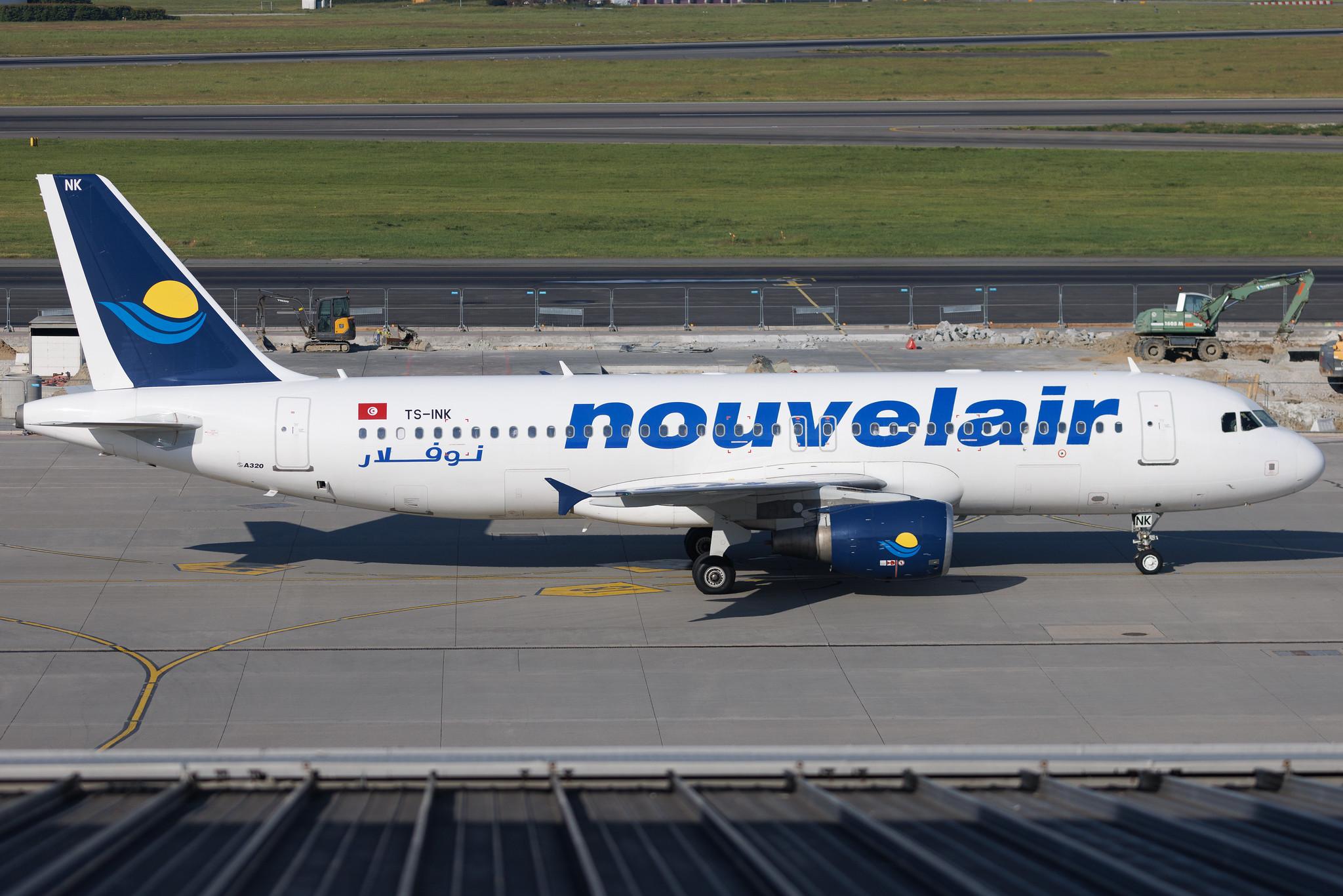 Warsaw Chopin Airport: Nouvelair (BJ / LBT) | Operator: Nouvelair Tunisie | Airbus A320-214 A320 | TS-INK | MSN 04564