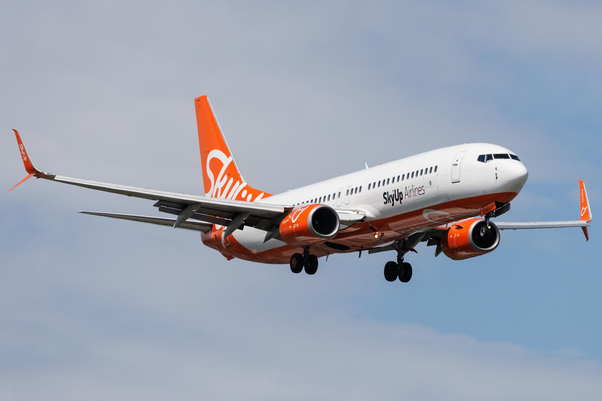 Warsaw Chopin Airport: SkyUp Airlines (PQ / SQP) | Operator: SkyUp MT | Boeing 737-8Q8 B738 | 9H-SAT | MSN 29368